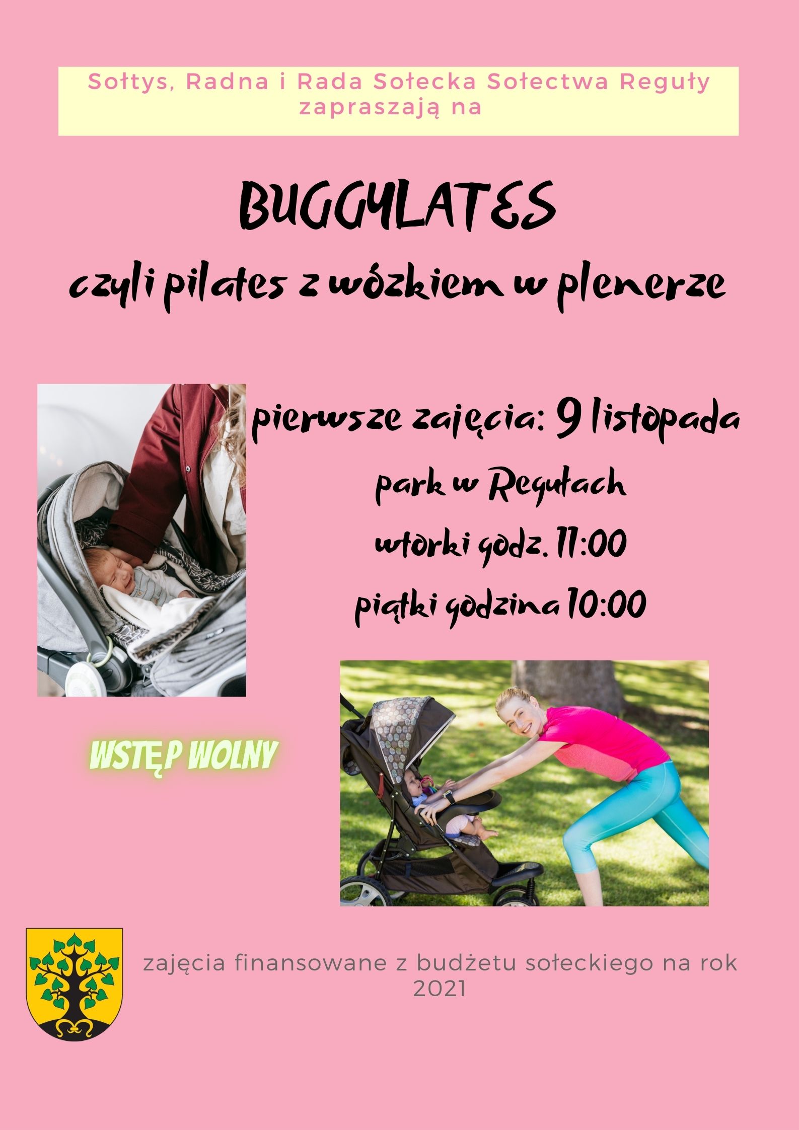 Pilates dla rodziców w Regułach 