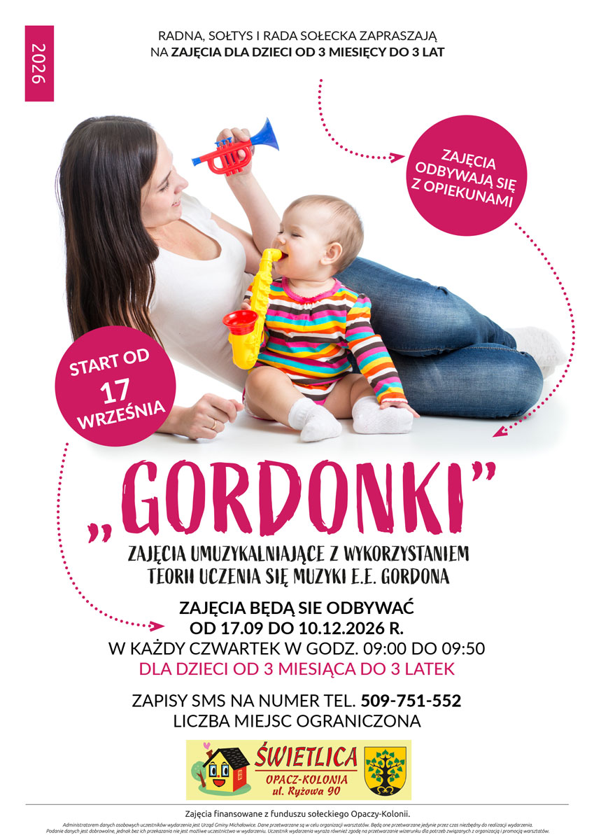 Grafika zawiera treść komunikatu
