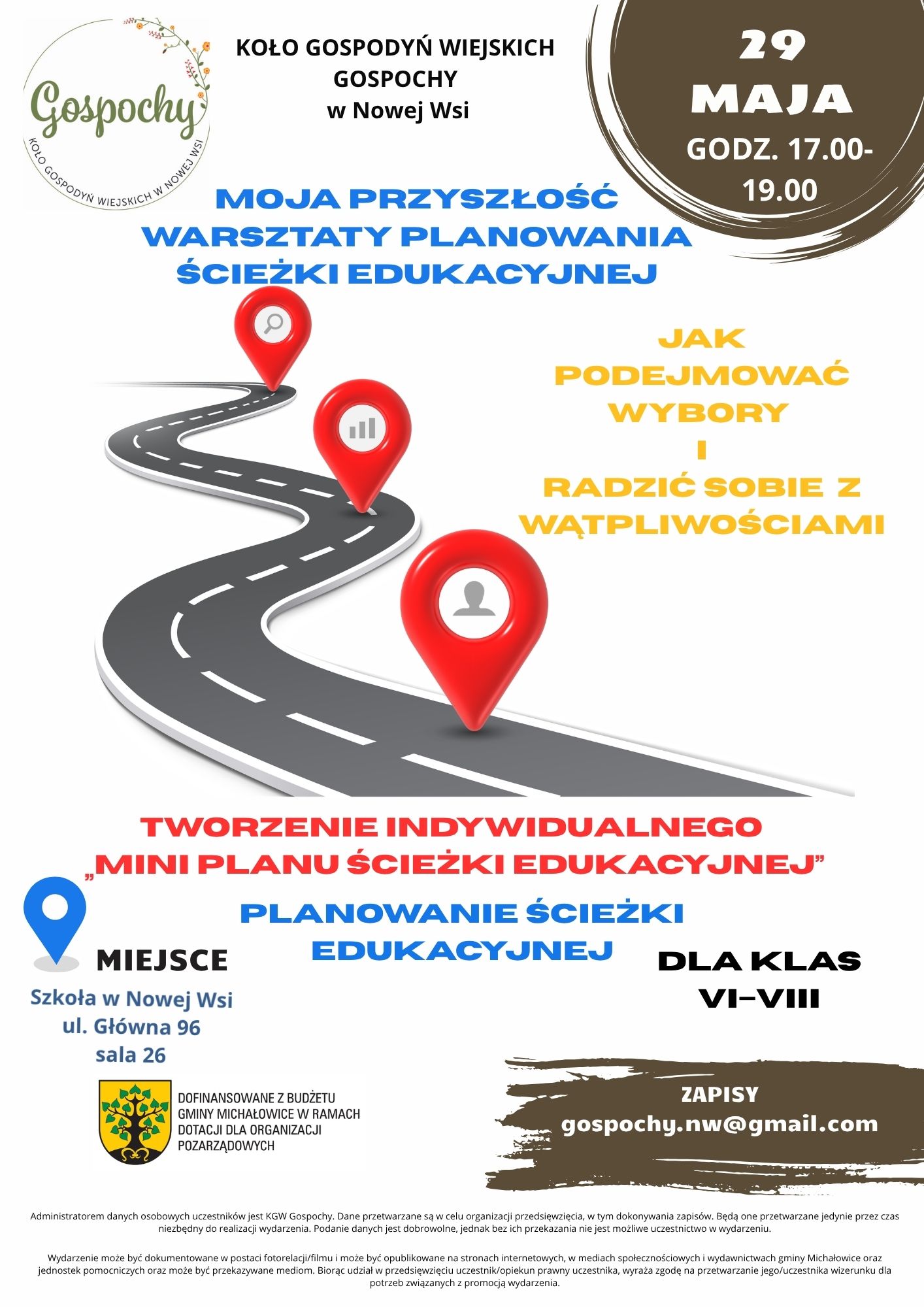 Grafika zawiera treść komunikatu