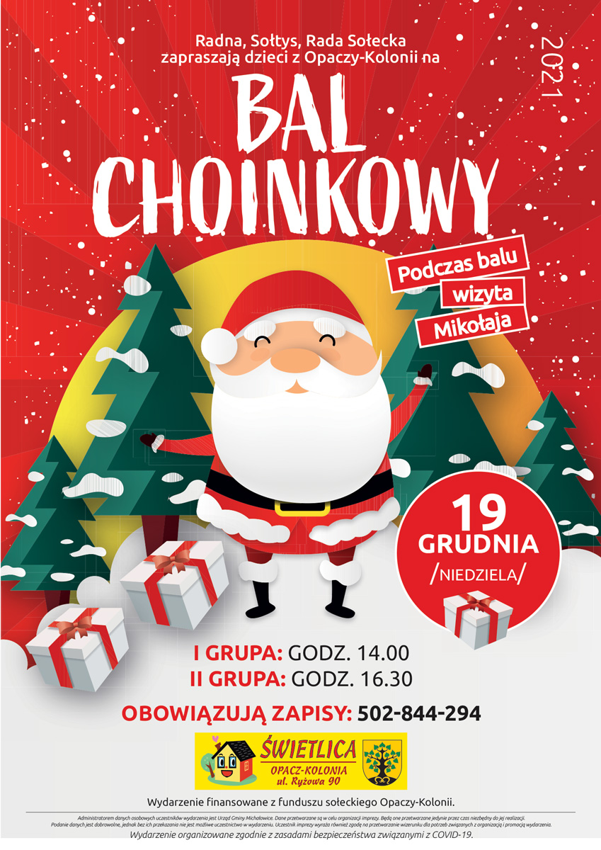 Bal choinkowy w Opaczy-Kolonii