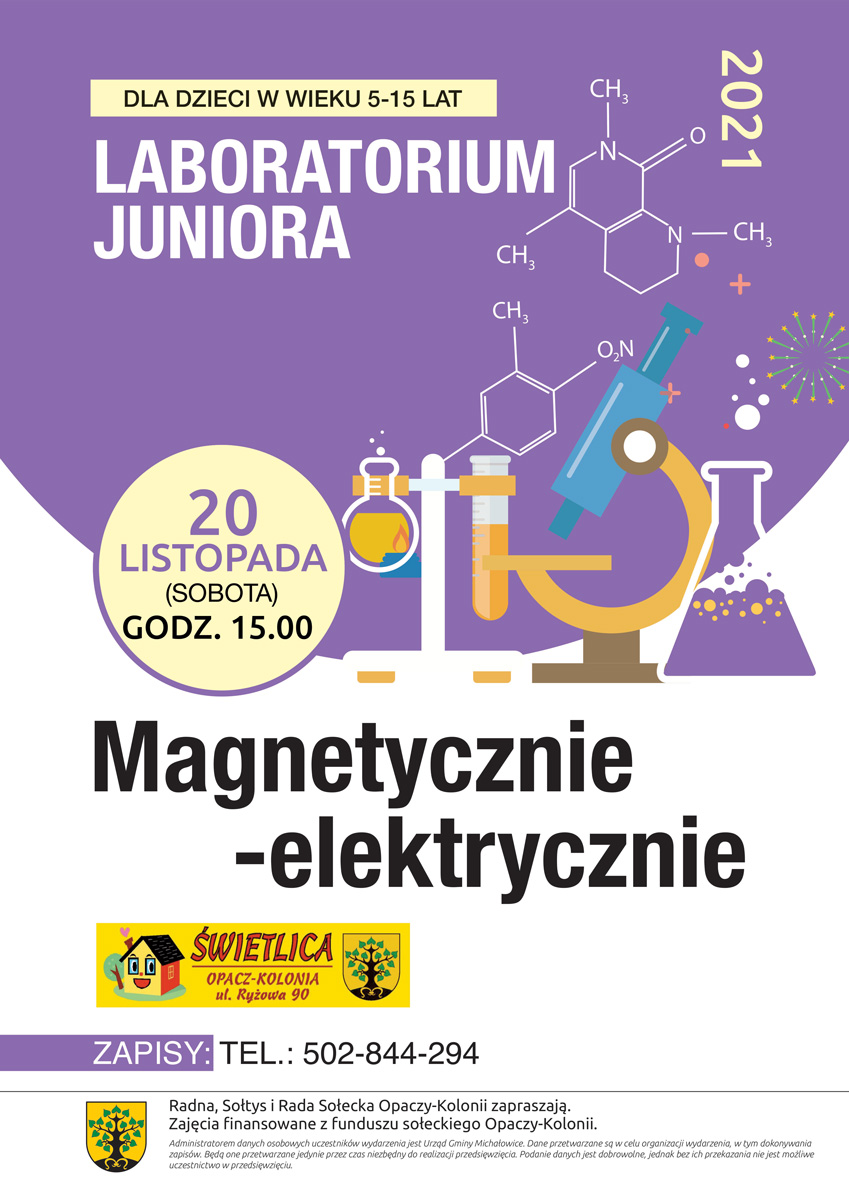 Laboratorium juniora w Opaczy-Kolonii