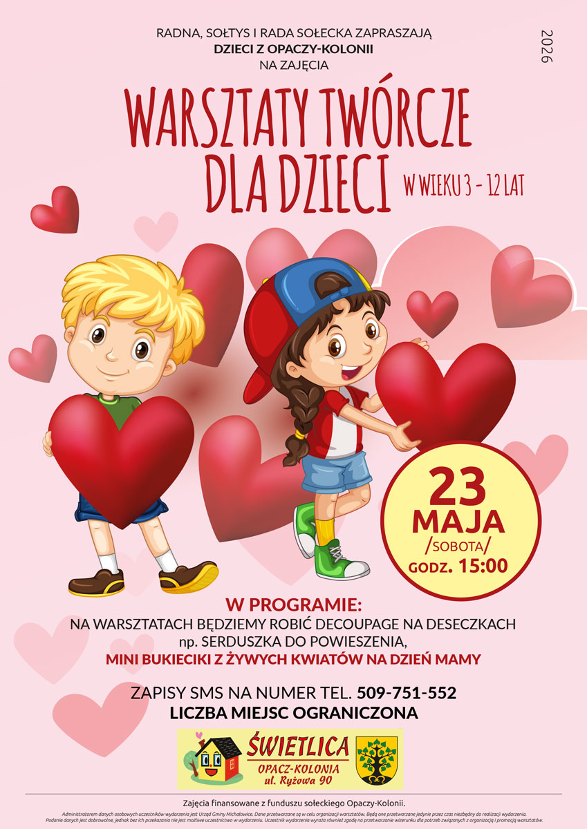 Grafika zawiera treść komunikatu