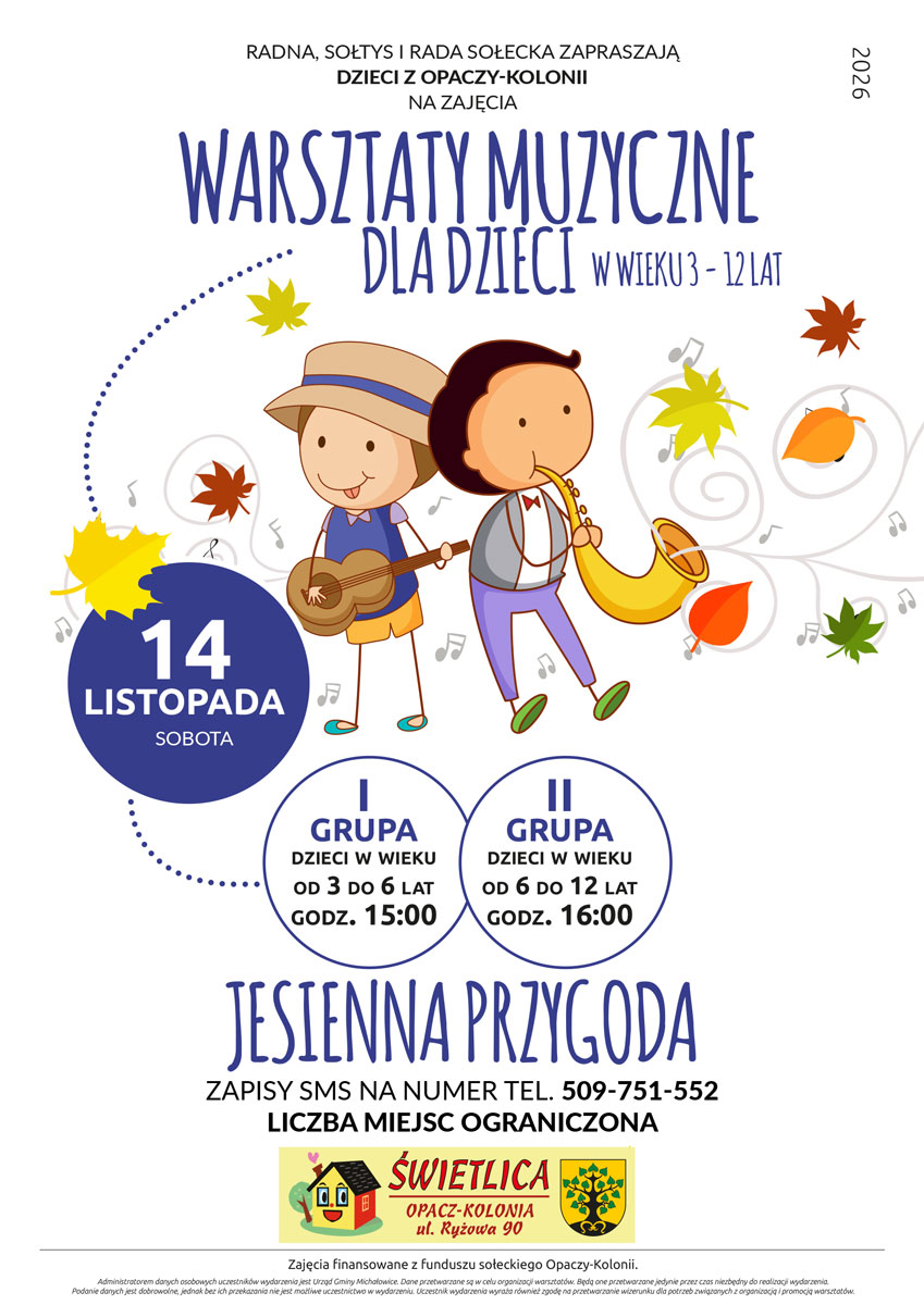 Grafika prezentuje treść komunikatu
