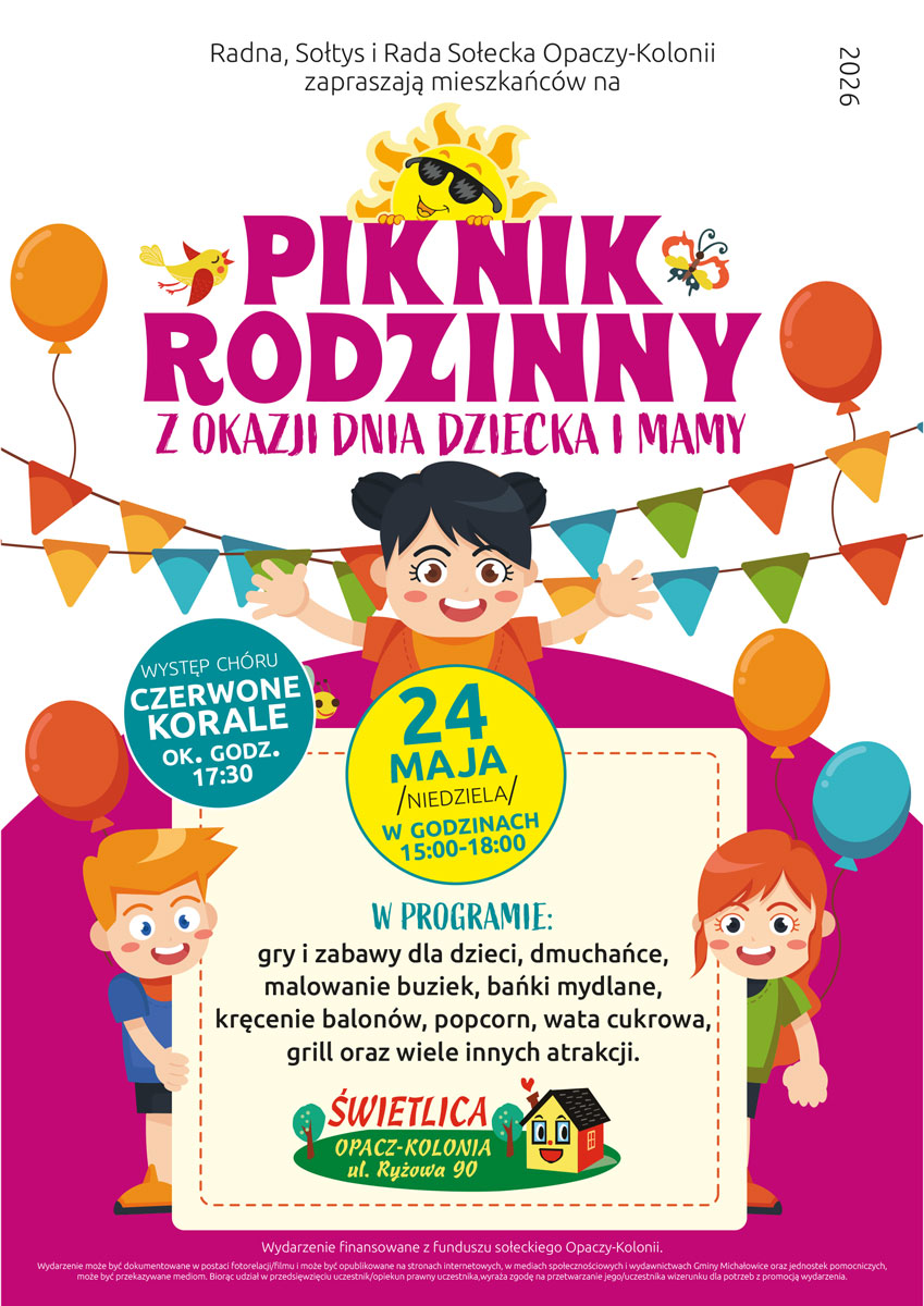 Grafika zawiera treść komunikatu