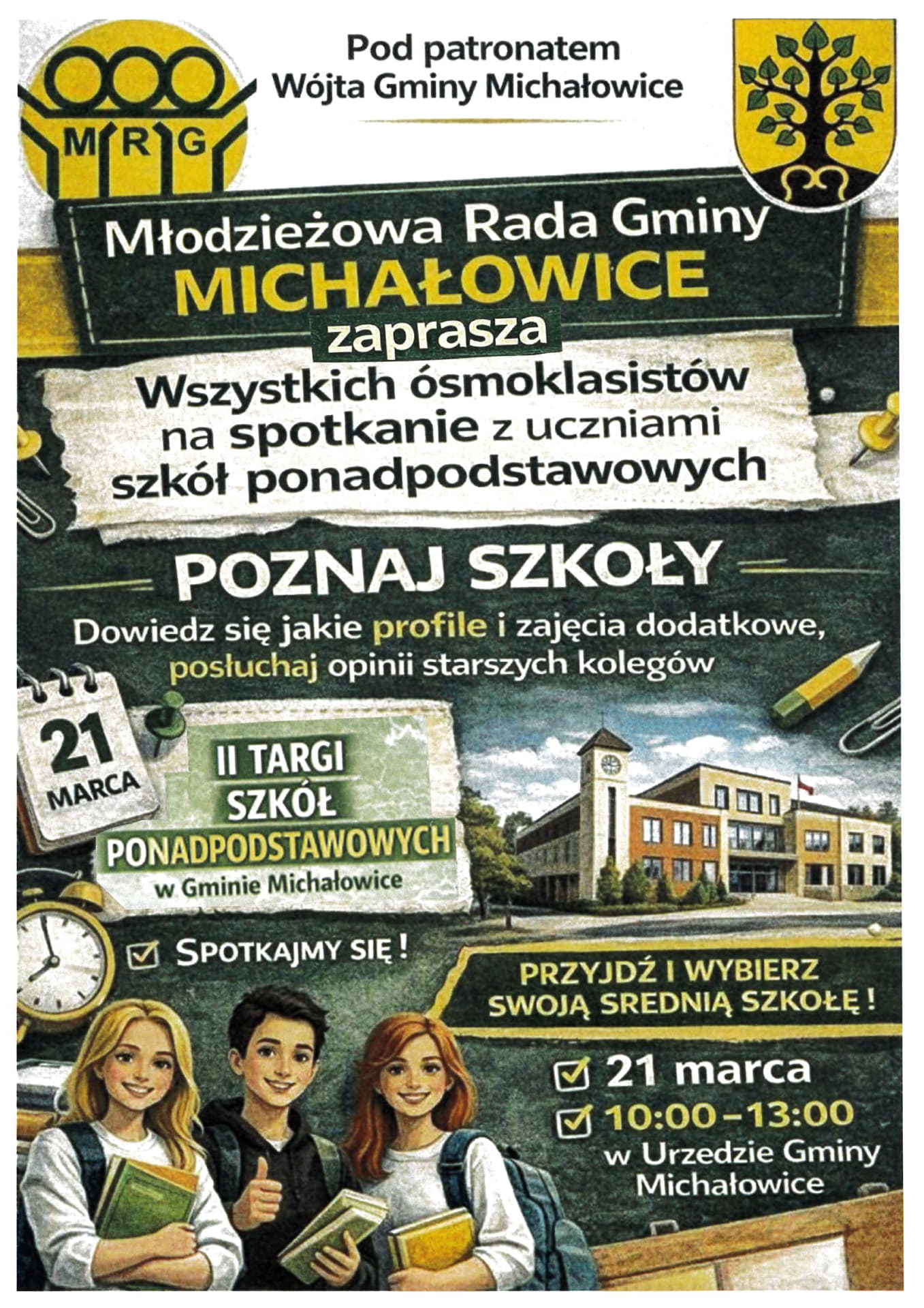 Grafika zawiera treść komunikatu