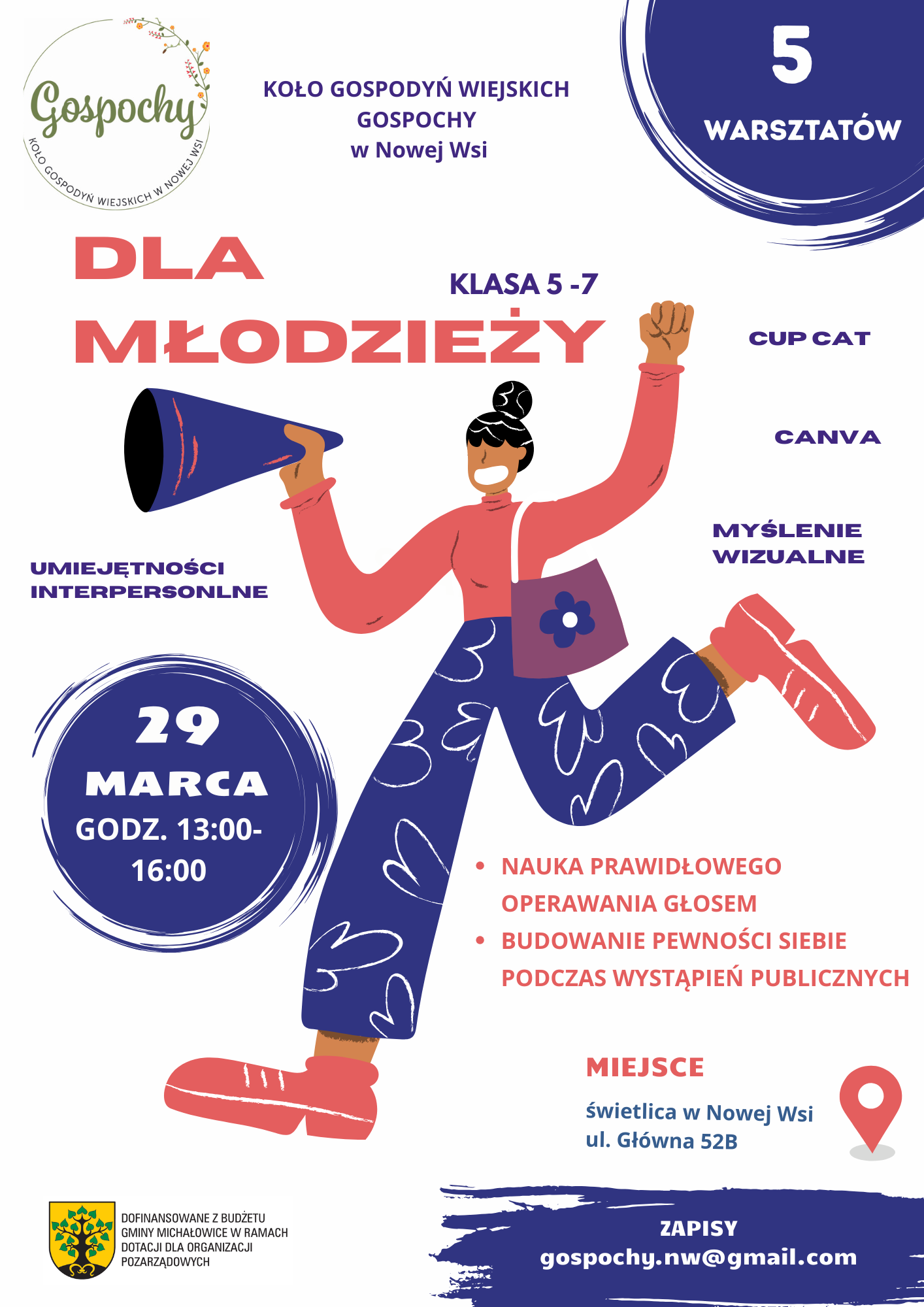 Grafika zawiera treść komunikatu