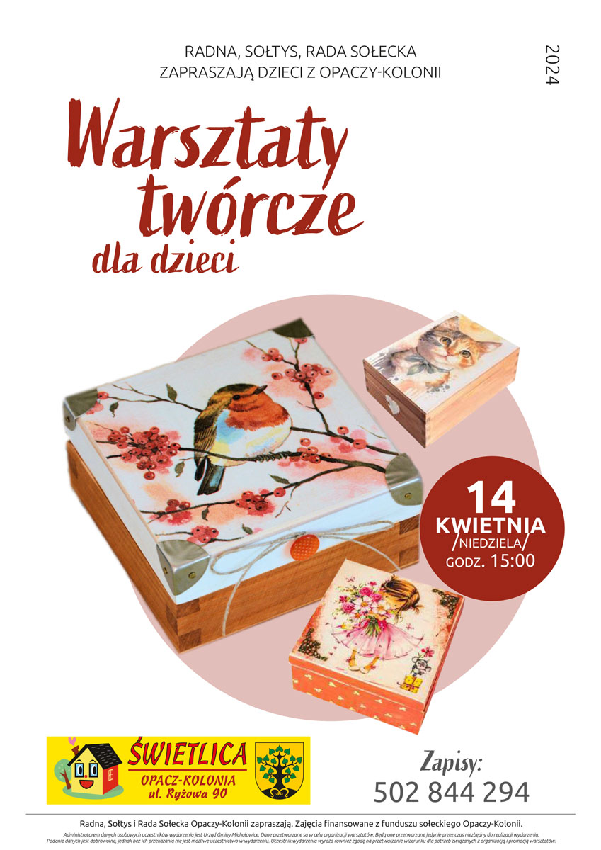 Grafika prezentuje treść komunikatu