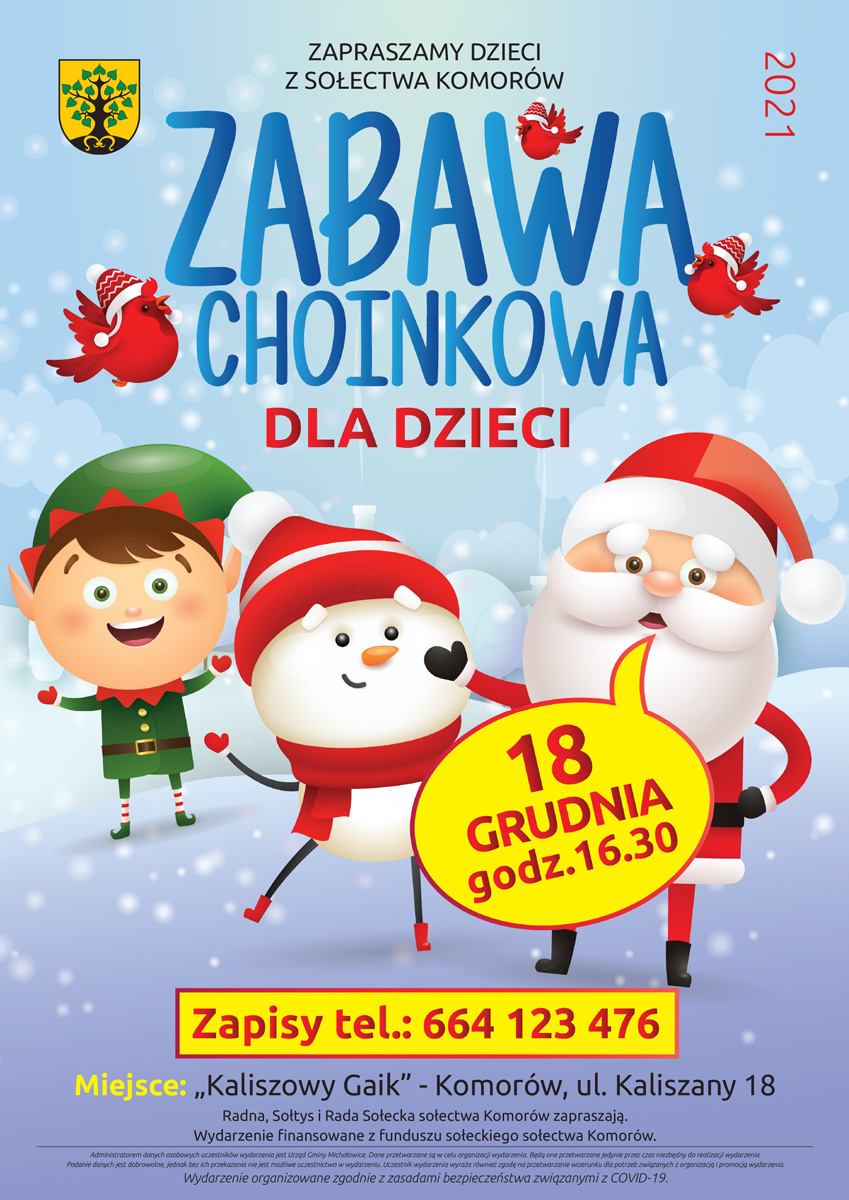 Zabawa choinkowa w Komorowie