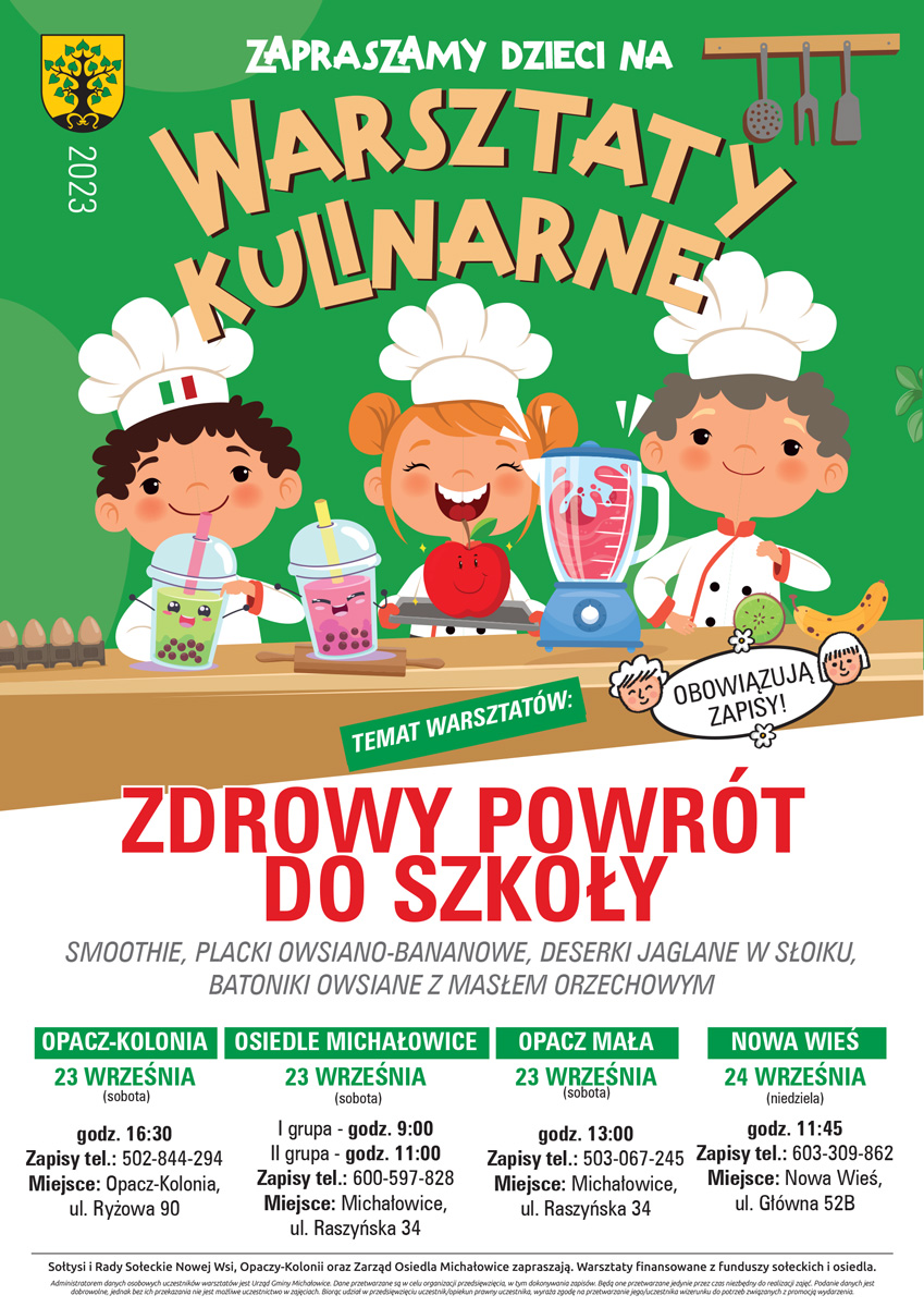 Grafika prezentuje treść komunikatu.