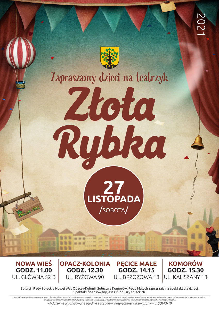 Spektakl Złota Rybka w gminie Michałowice
