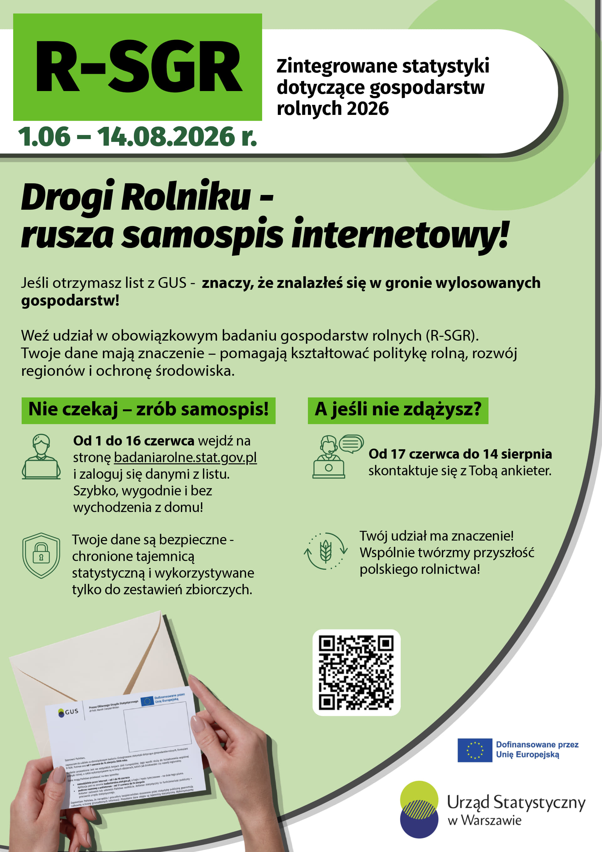 Grafika zawiera treść komunikatu