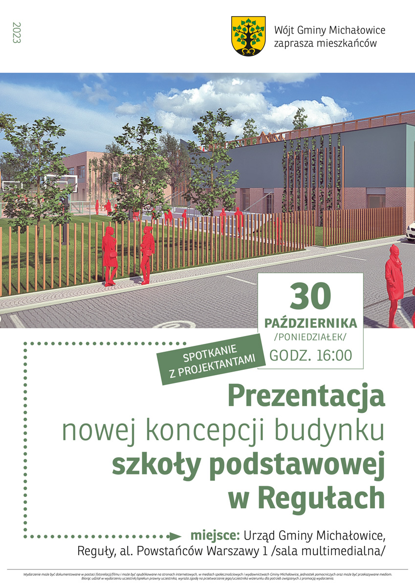 Grafika prezentuje treść komunikatu.