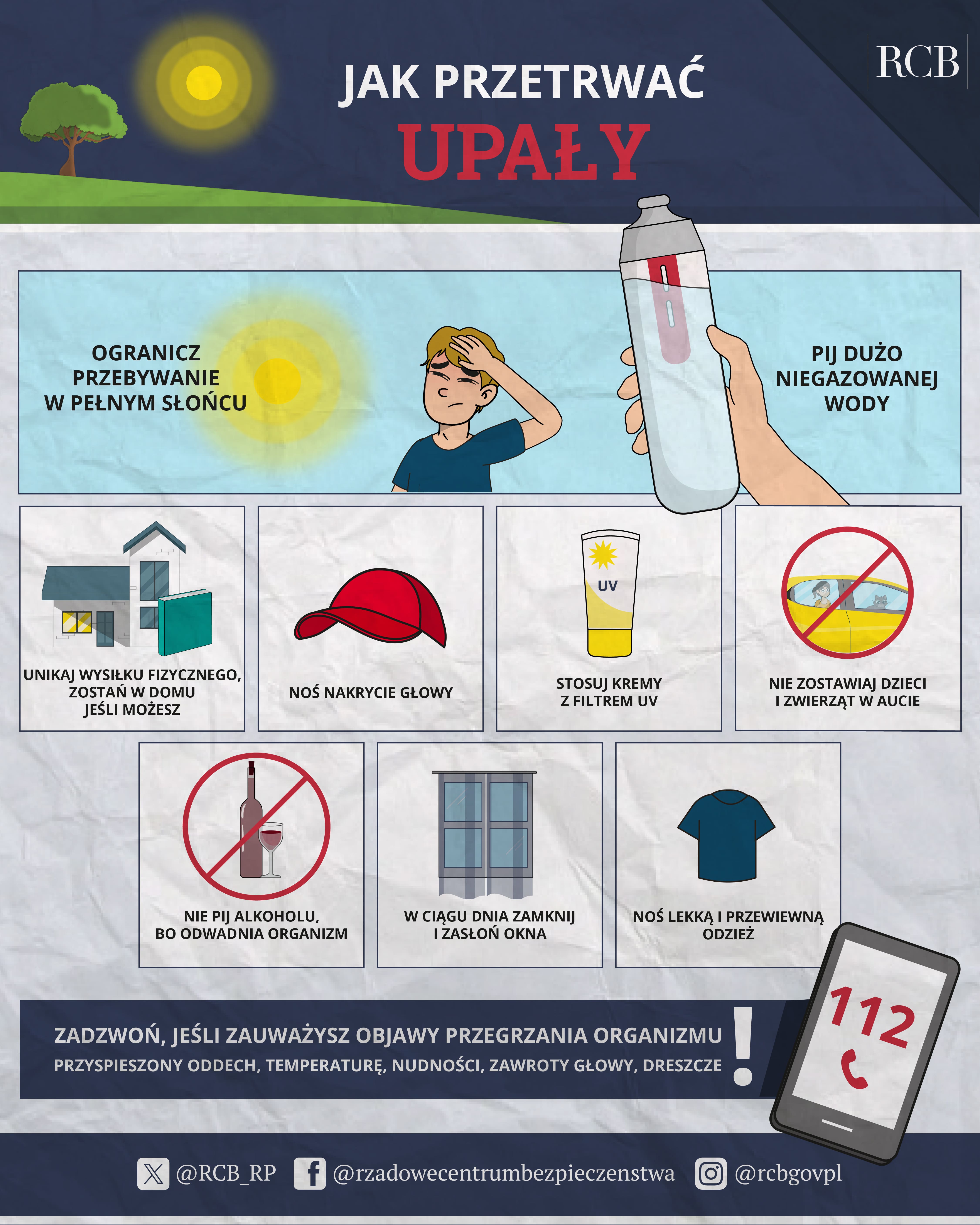 Grafika prezentuje treść komunikatu