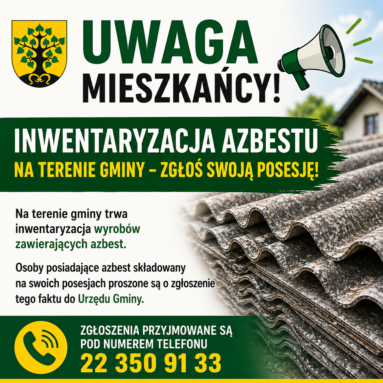 Grafika zawiera treść komunikatu