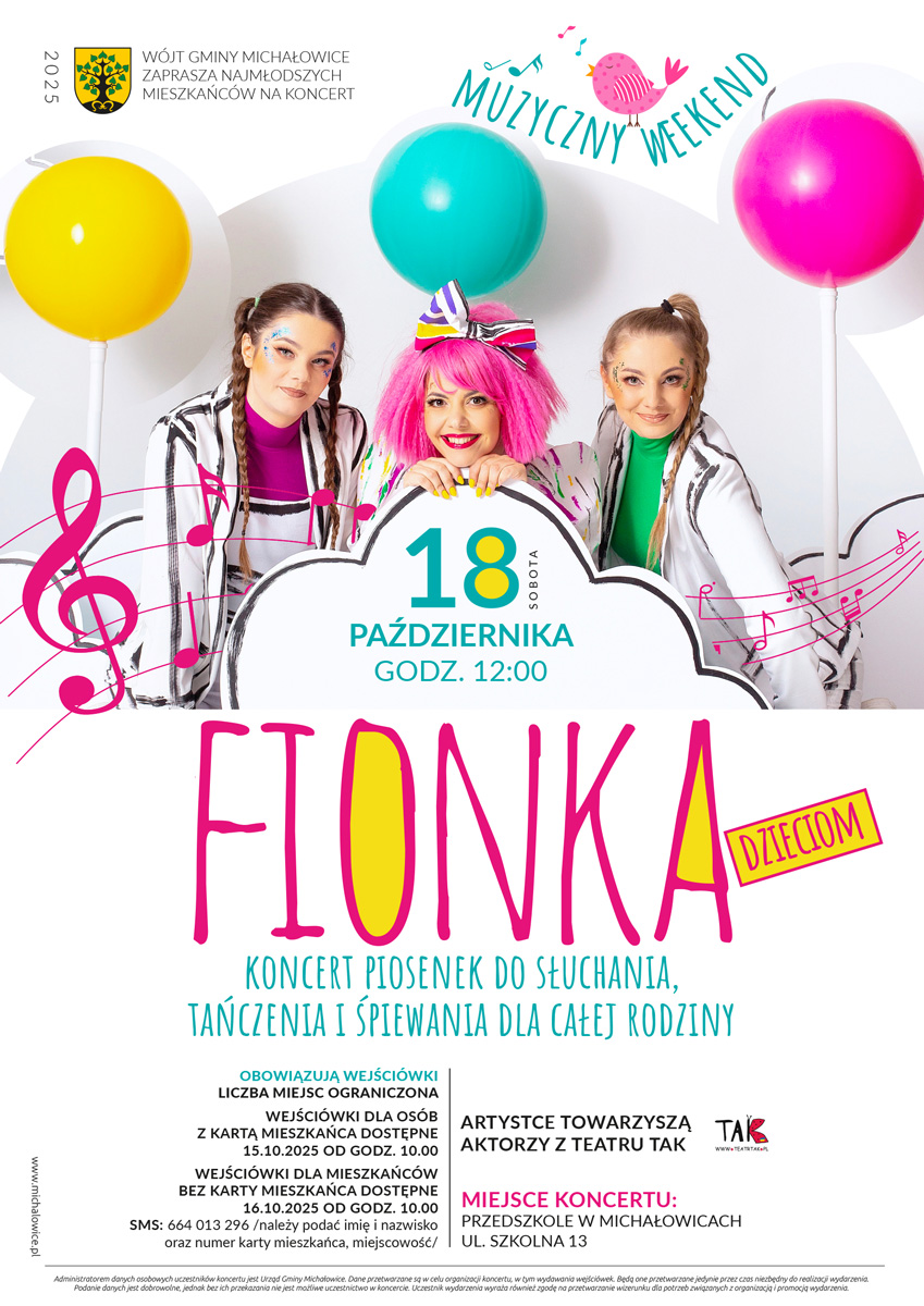 Grafika zawiera treść komunikatu