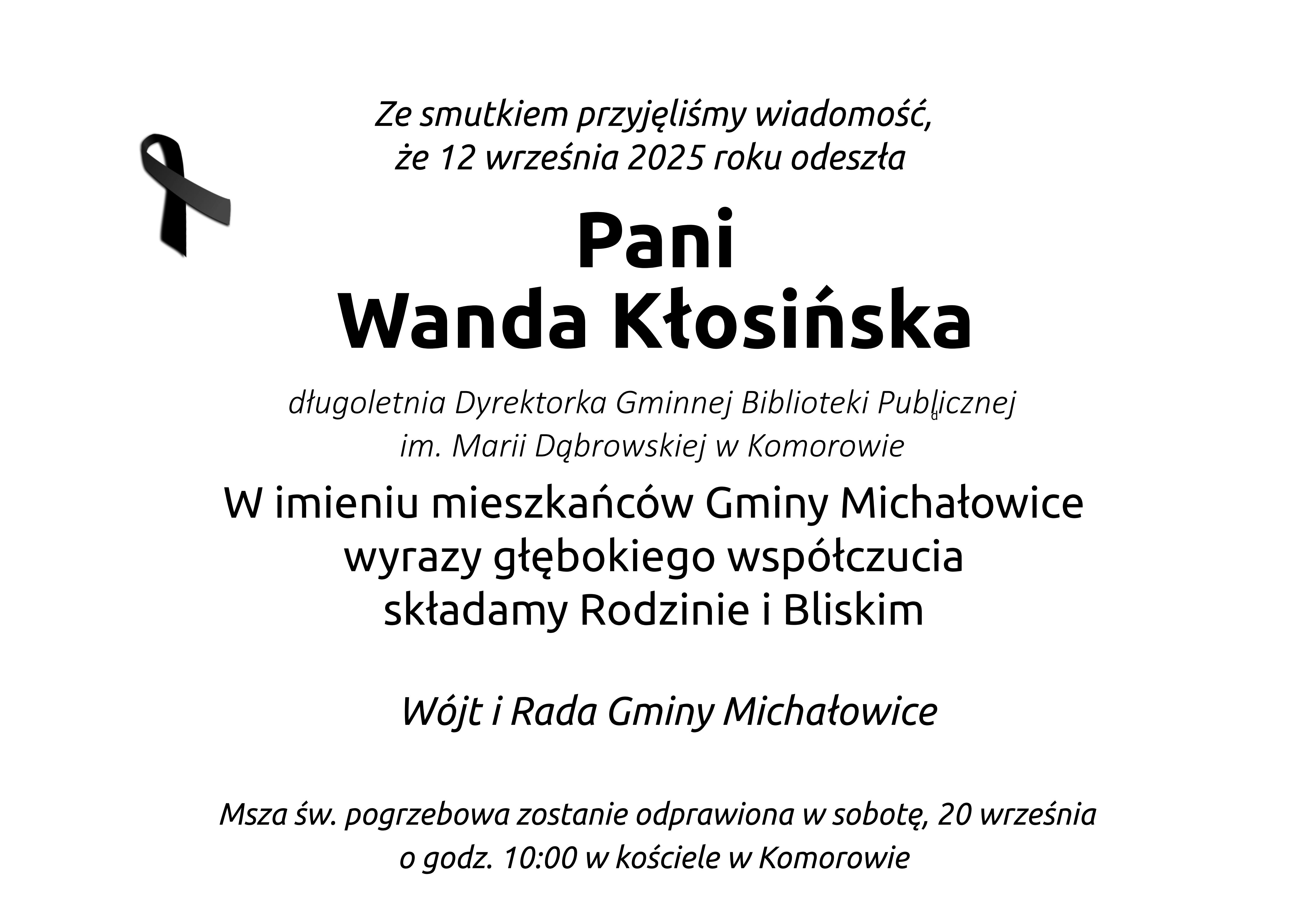 grafika prezntujac kondolencje