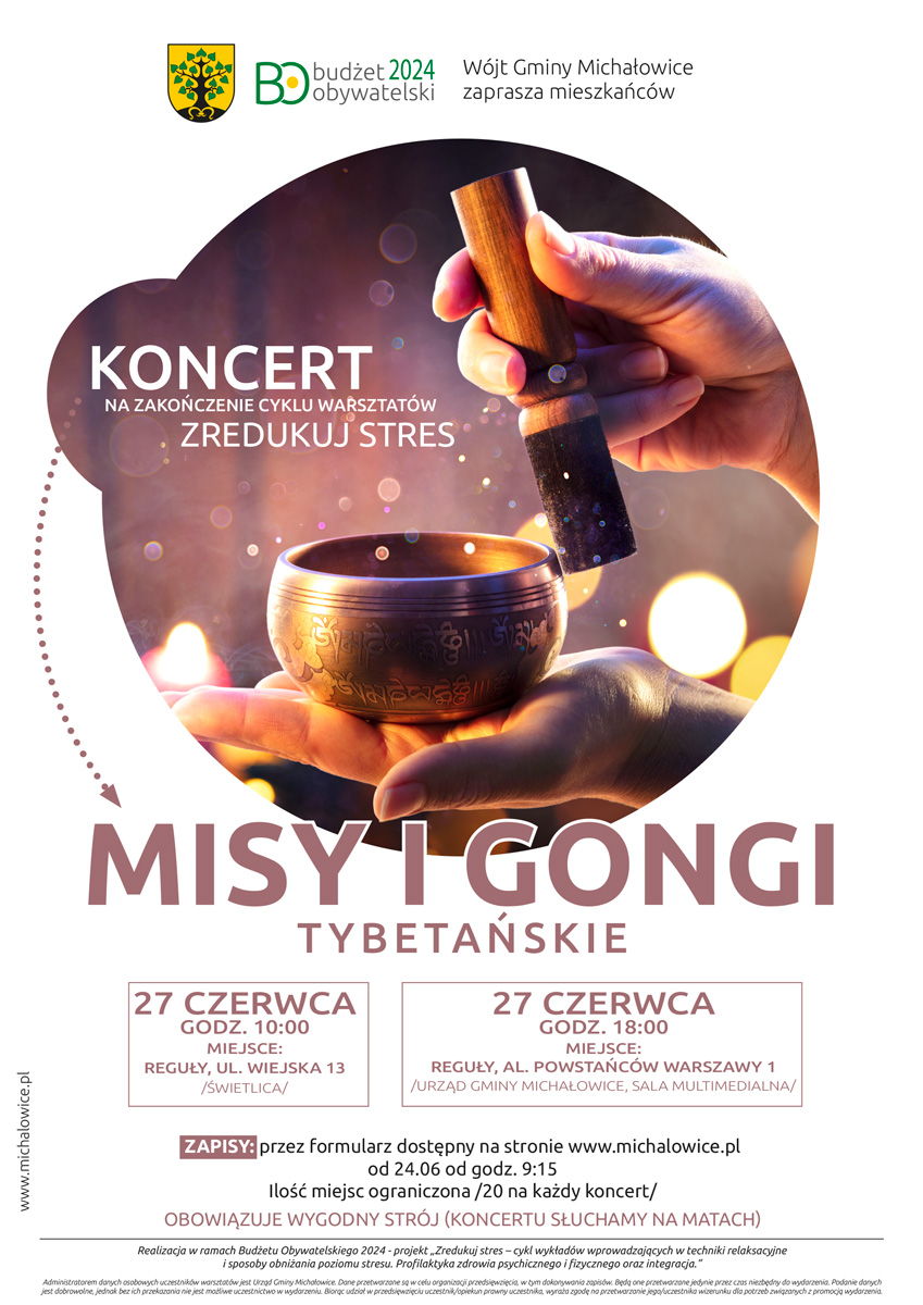 Grafika prezentuje treść komunikatu