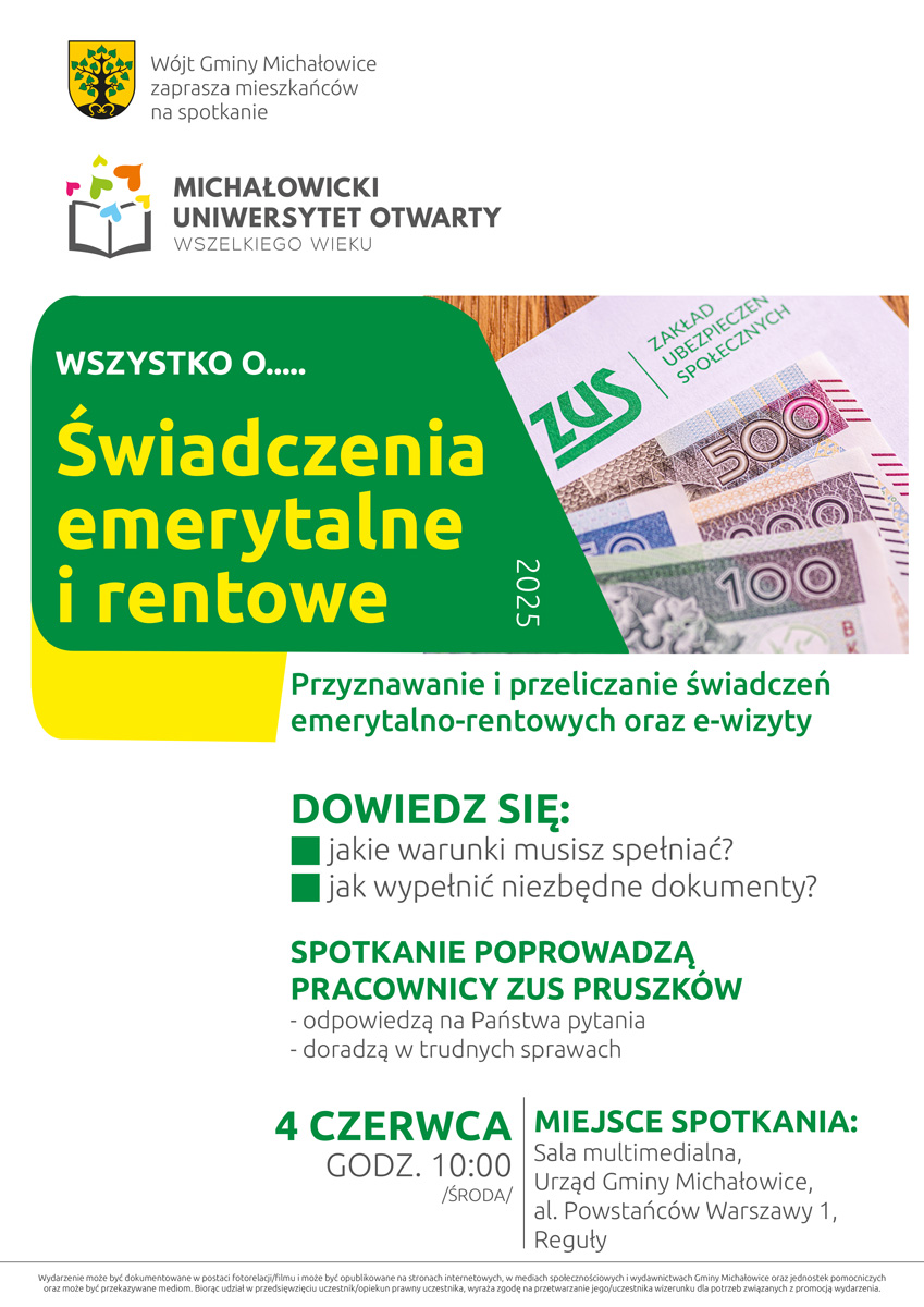 Grafika zawiera treść komunikatu