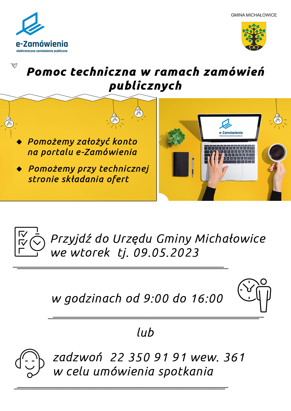 grafika prezentująca treść komunikatu