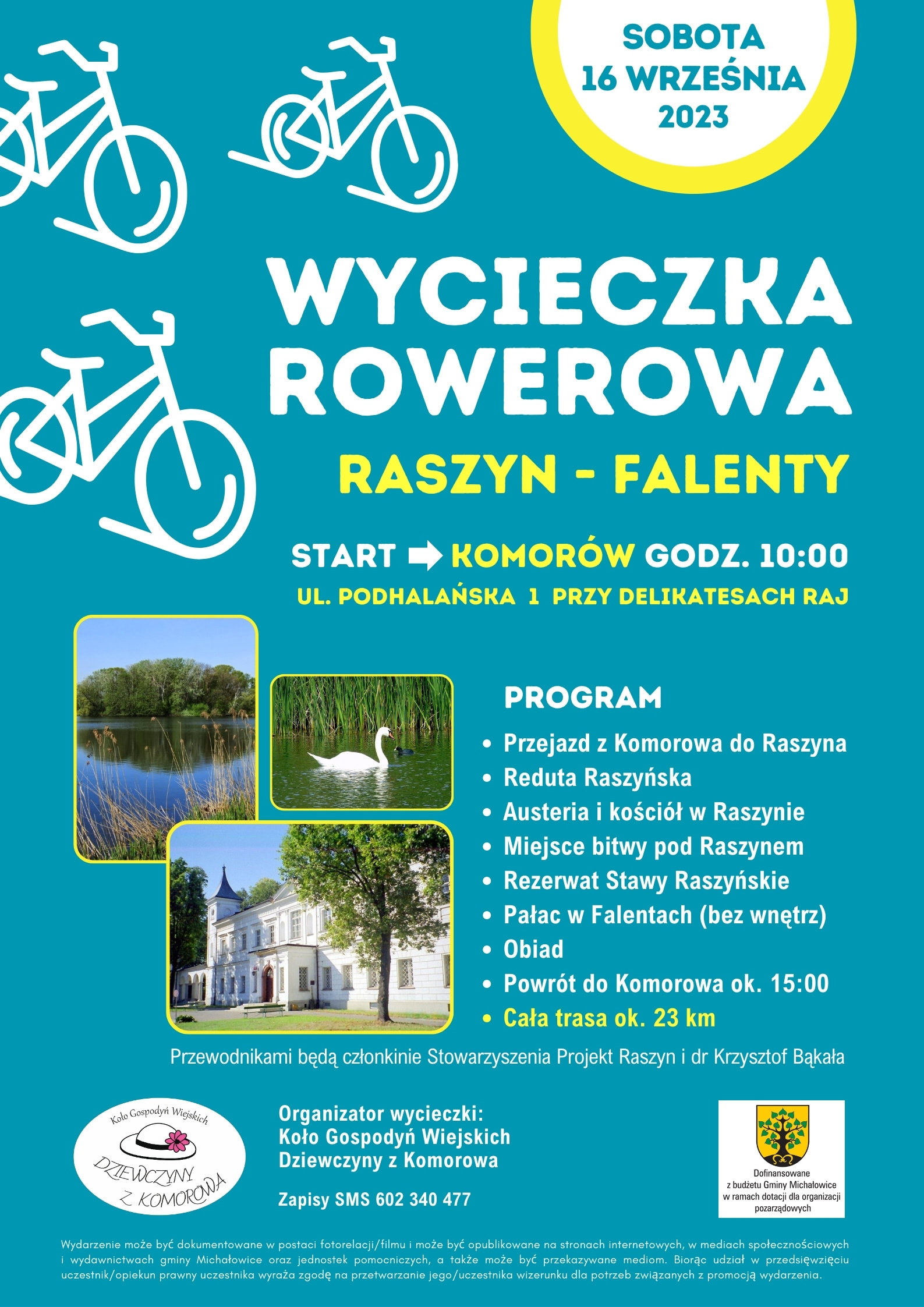 Zaproszenie na wycieczkę rowerową