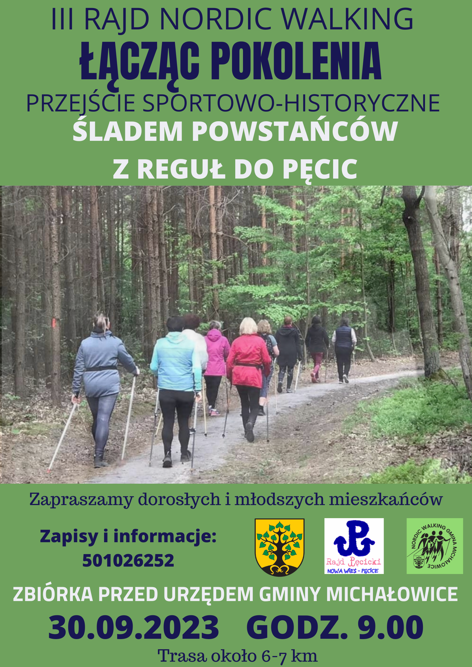 Zaproszenie na rajd nordic walking