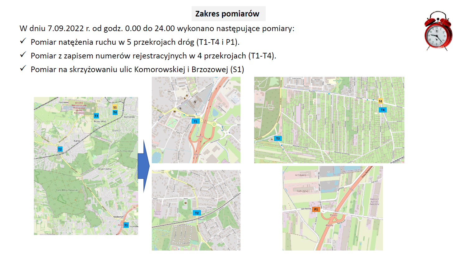 Prezentacja na temat pomiarów ruchu udostępnionych przez Stowarzyszenie Zielona Granica