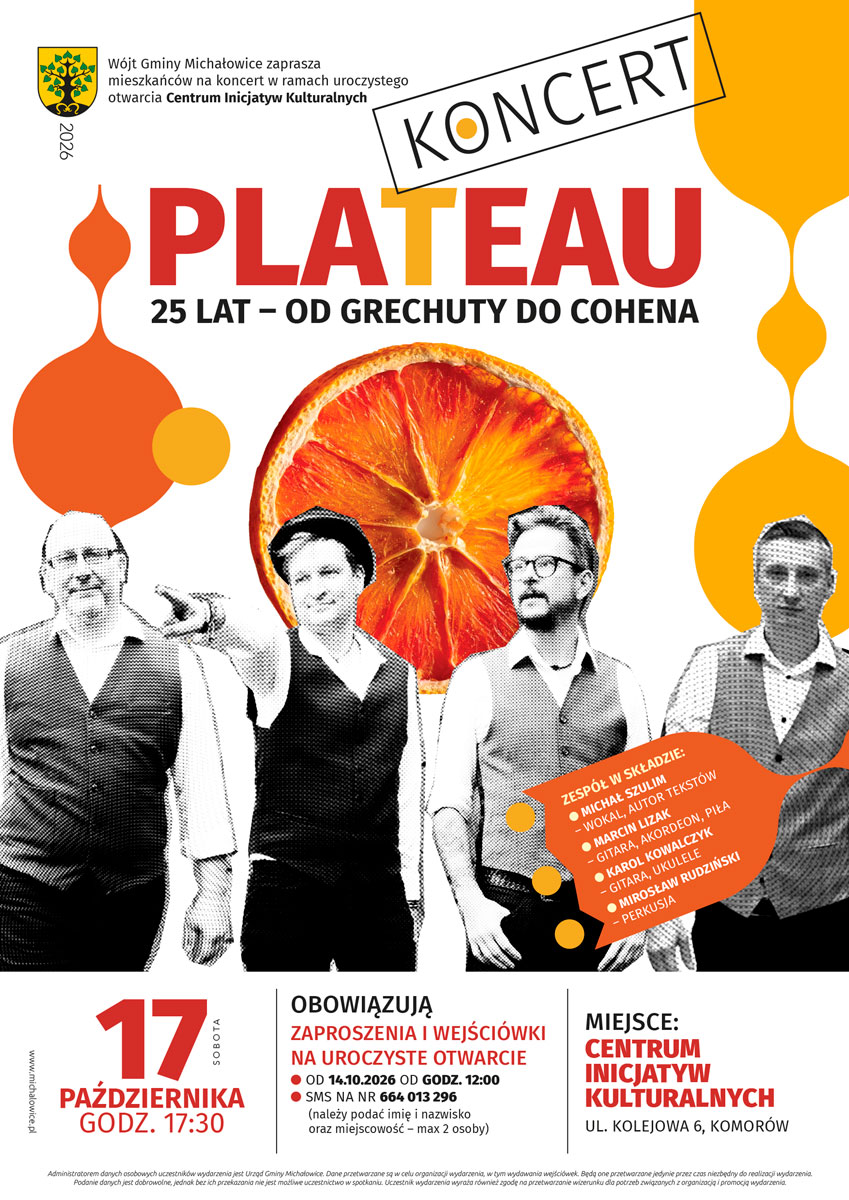 grafika prezentuje treść komunikatu