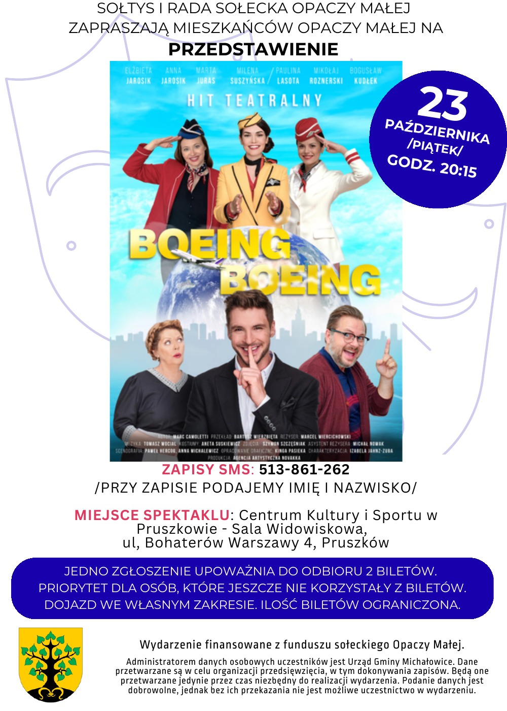 Grafika prezentuje treść komunikatu