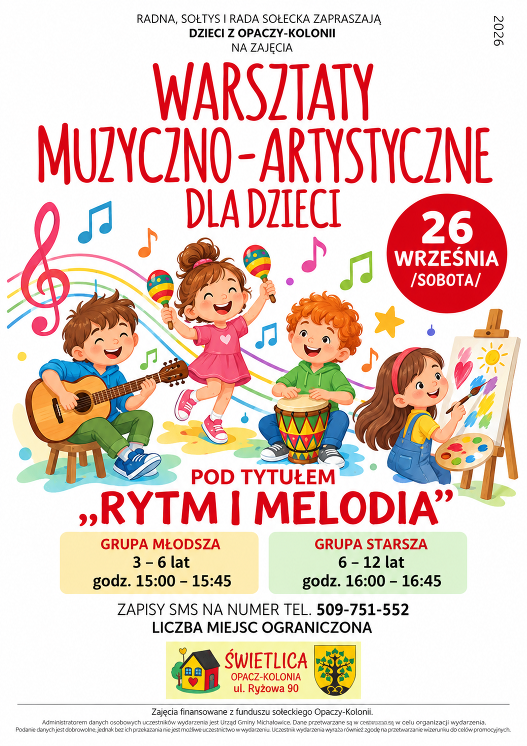 Grafika prezentuje treść komunikatu