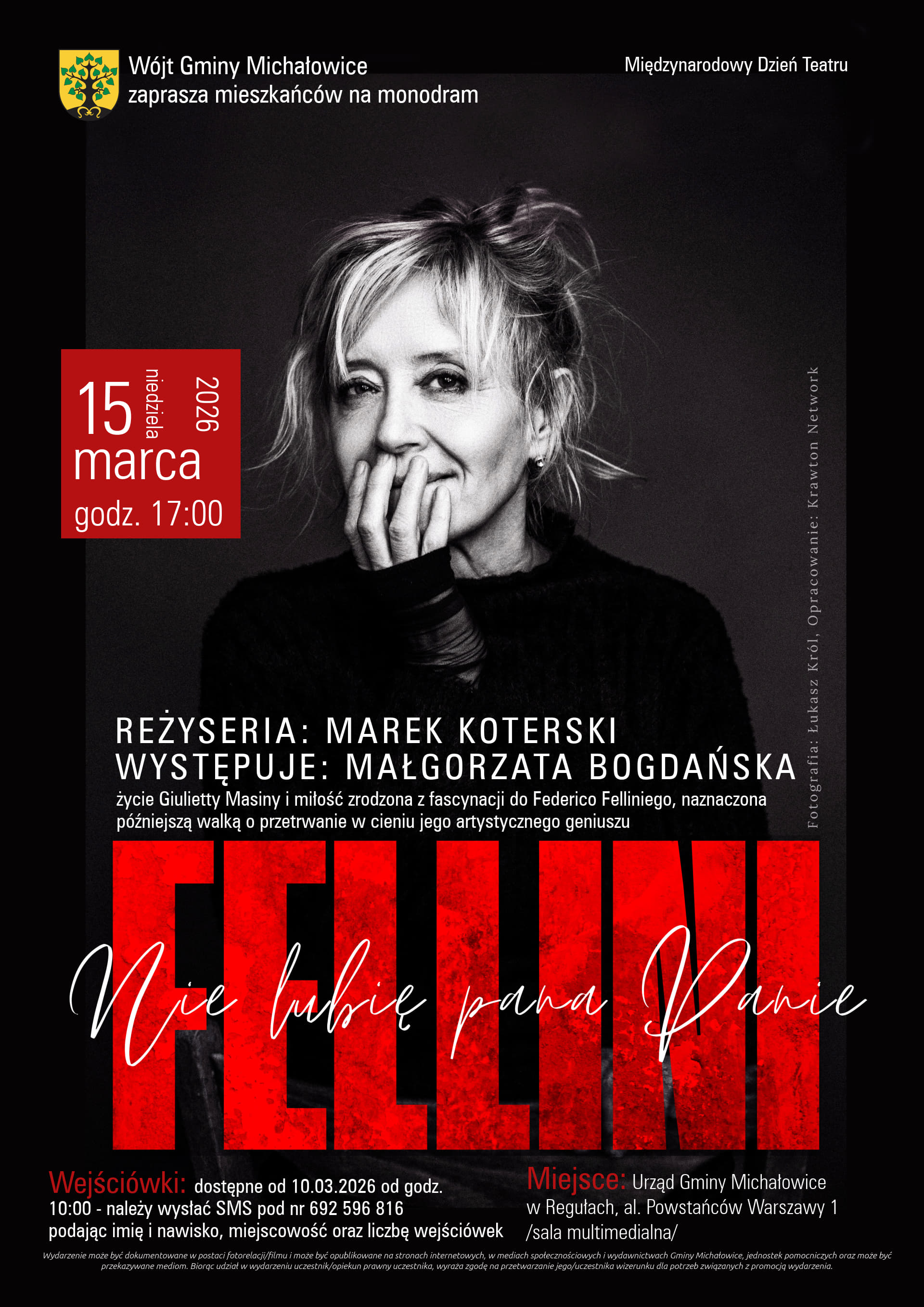 Grafika prezentuje treśc komunikatu