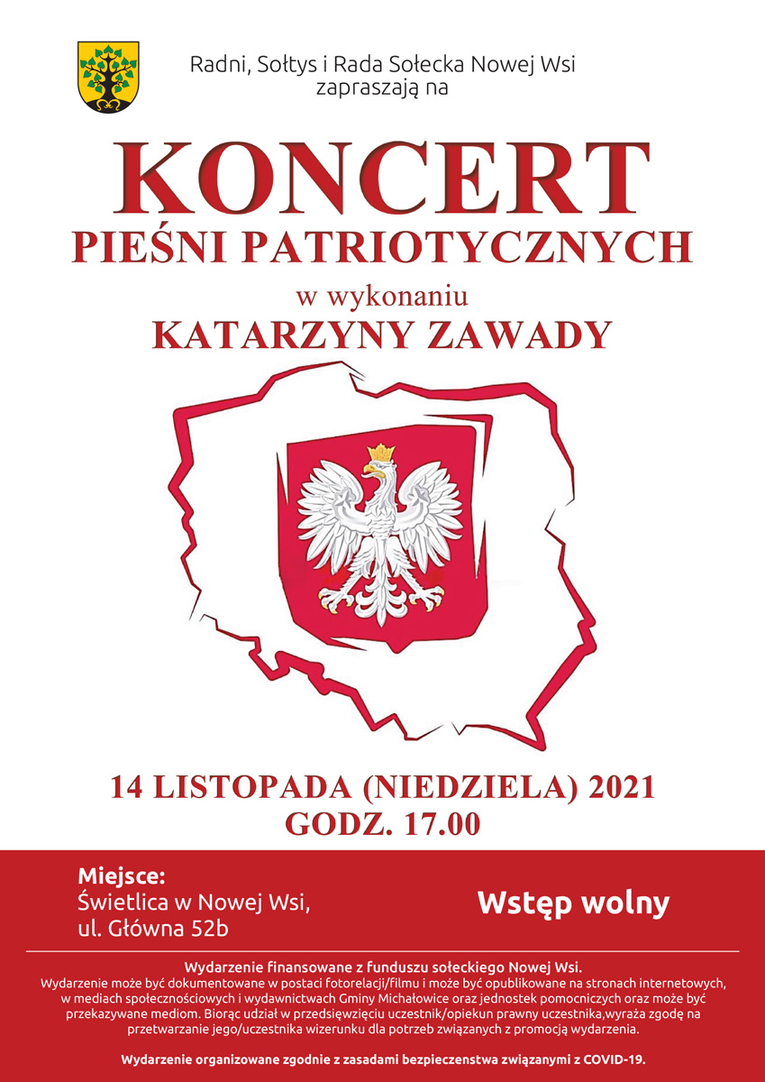 Koncert pieśni patriotycznych w Nowej Wsi