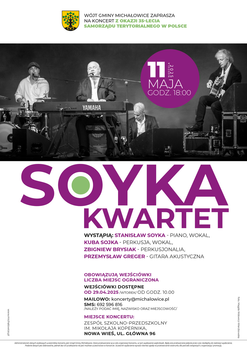 Grafika prezentuje treść komunikatu