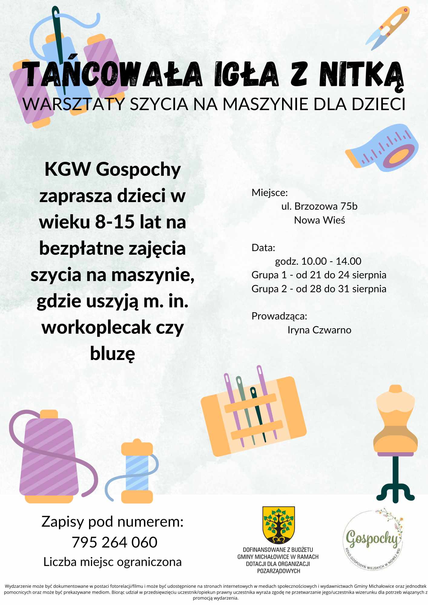 Grafika prezentuje treść komunikatu