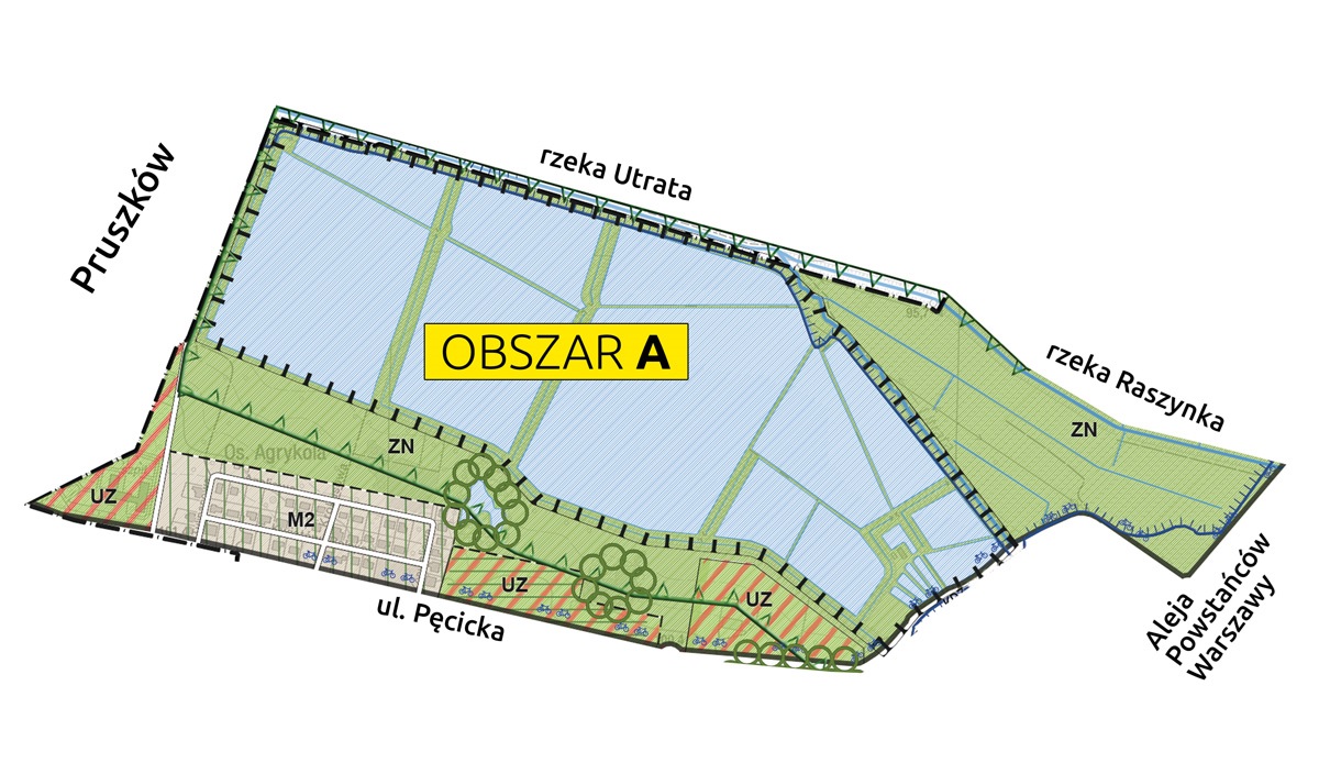 Mapa obaszu A