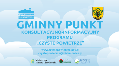 CZYSTE POWIETRZE - GMINNY PUNKT KONSULTACYJNO-INFORMACYJNY PROGRAMU