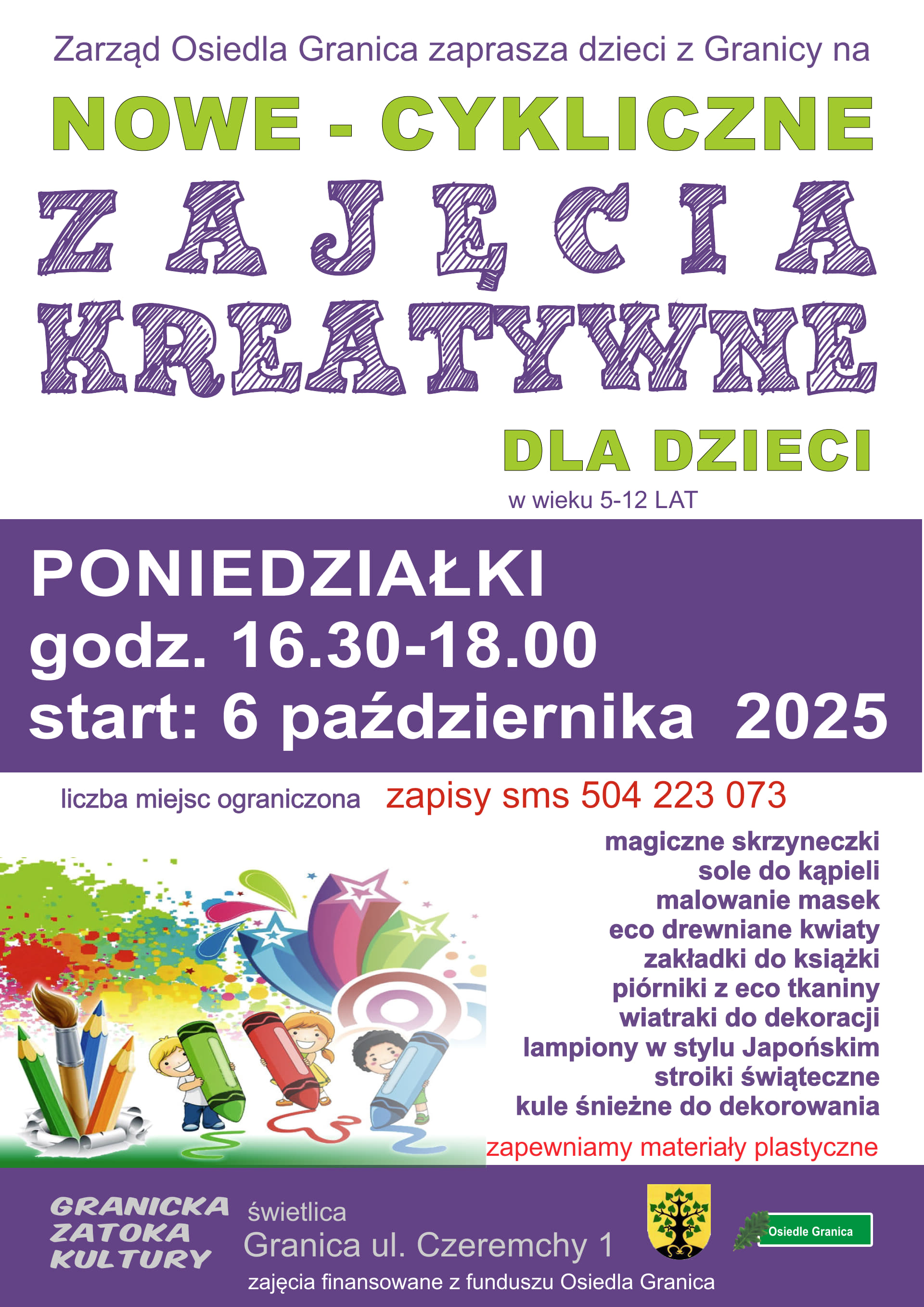 Grafika zawiera treść komunikatu