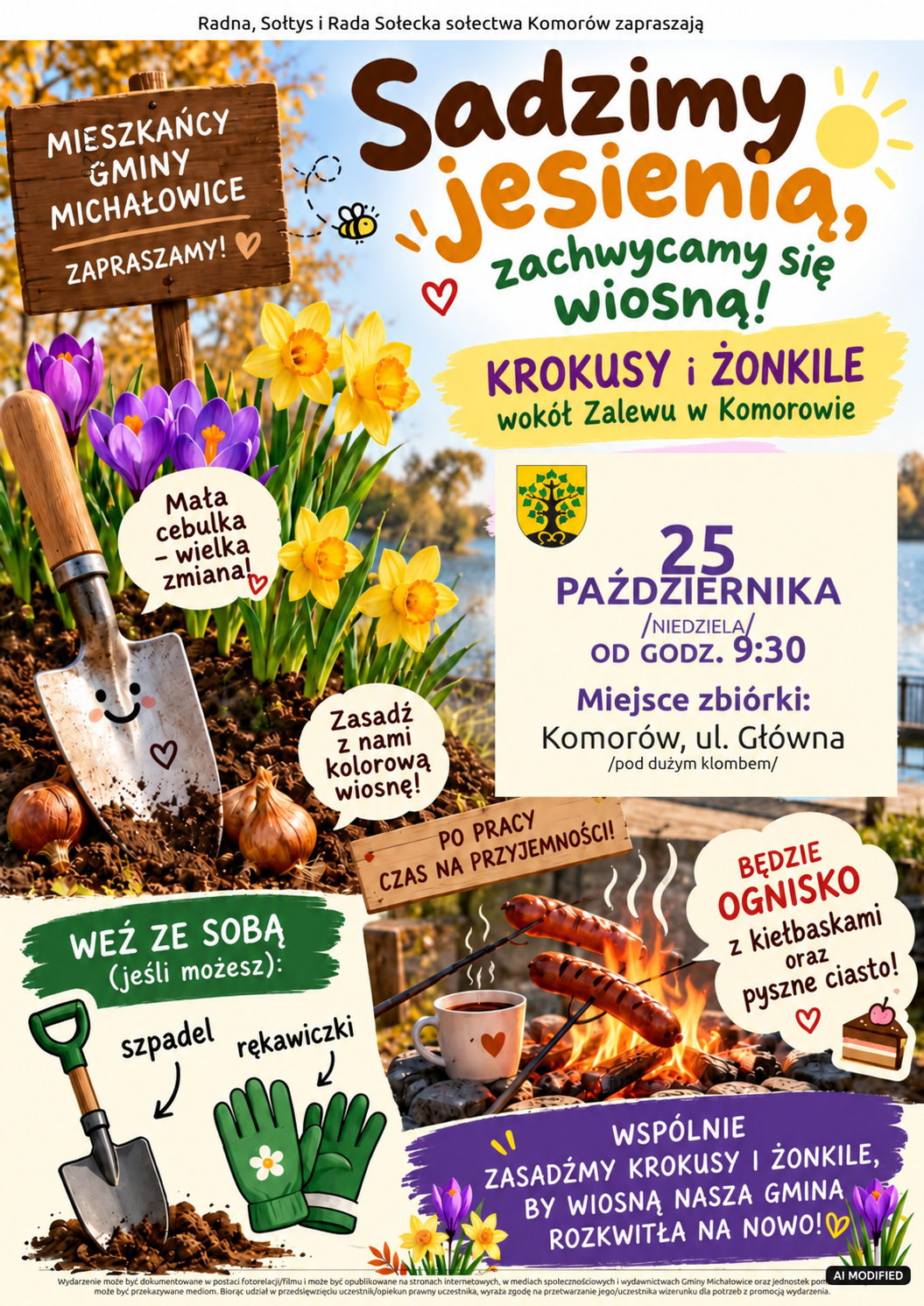 Grafika prezentuje treść komunikatu