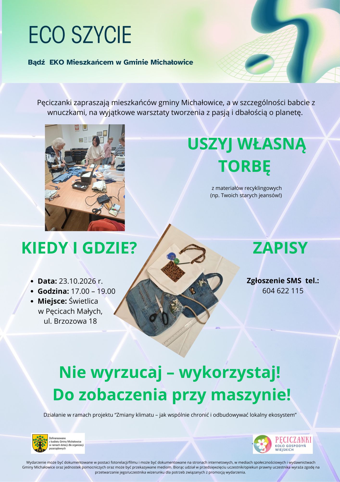 Grafika prezentuje treśc komunikatu