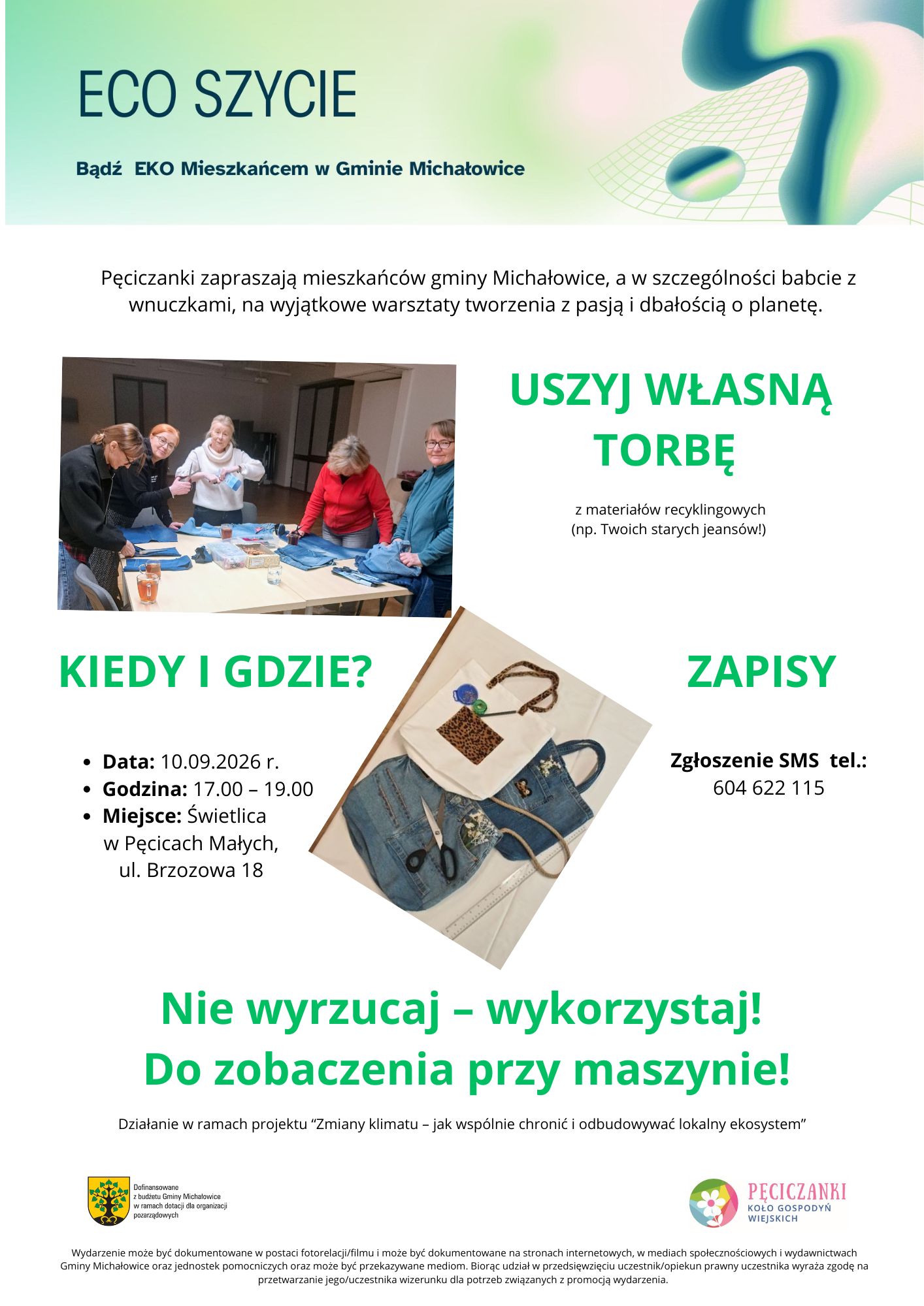 Grafika prezentuje treść komunikatu