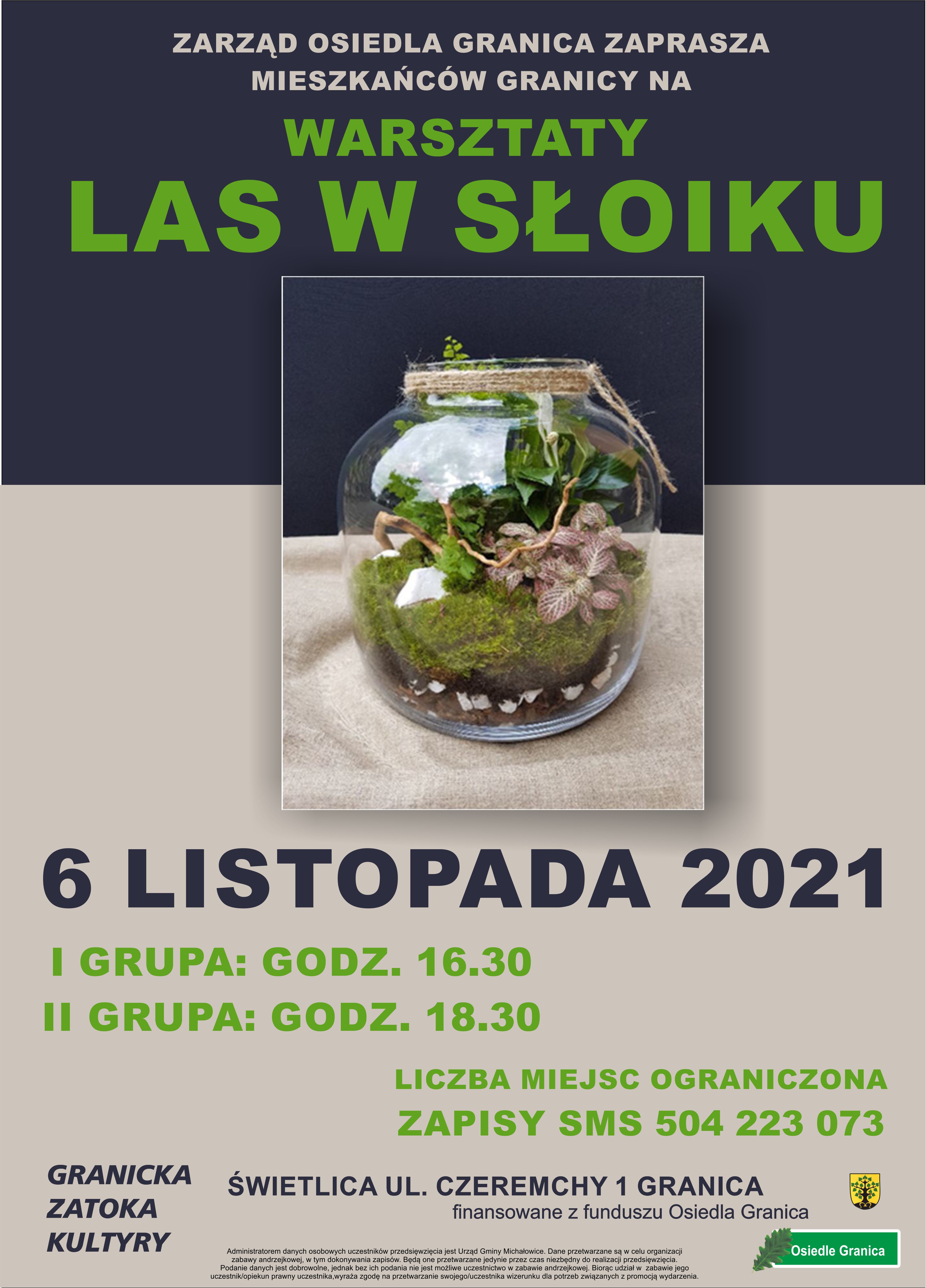 Warsztaty Las w słoiku w Granicy