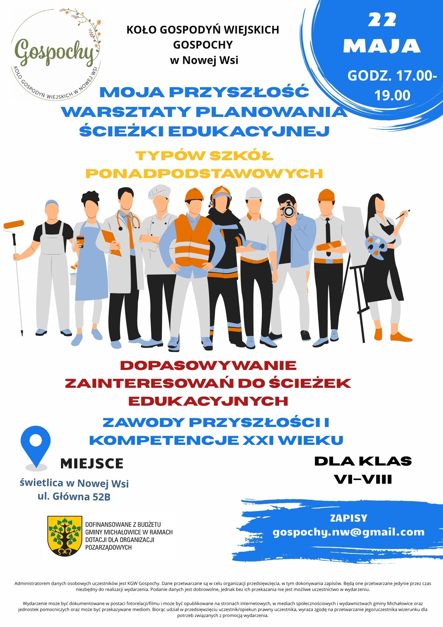 Grafika prezentuje treść komunikatu