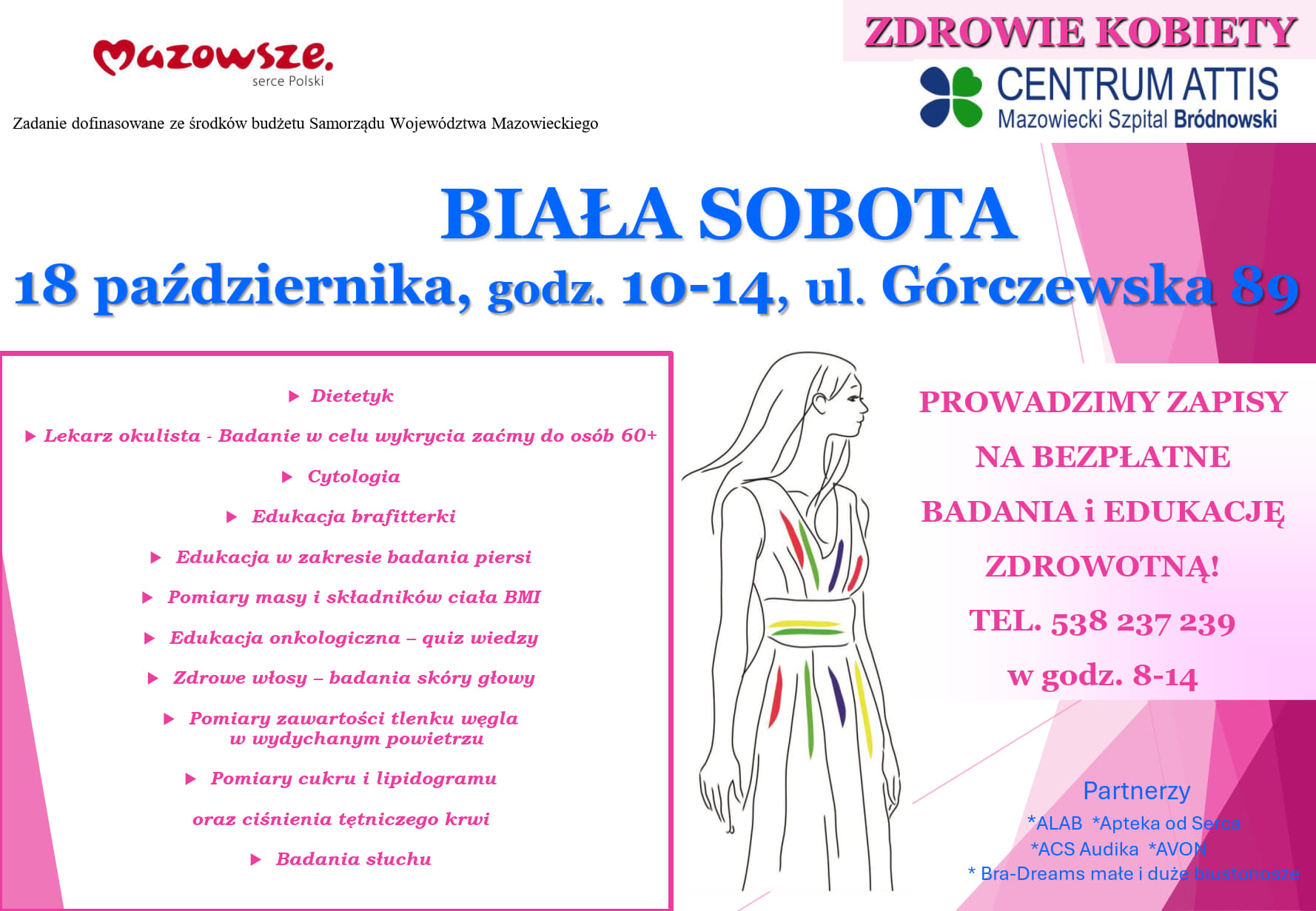 Grafika prezentuje treśc komunikatu
