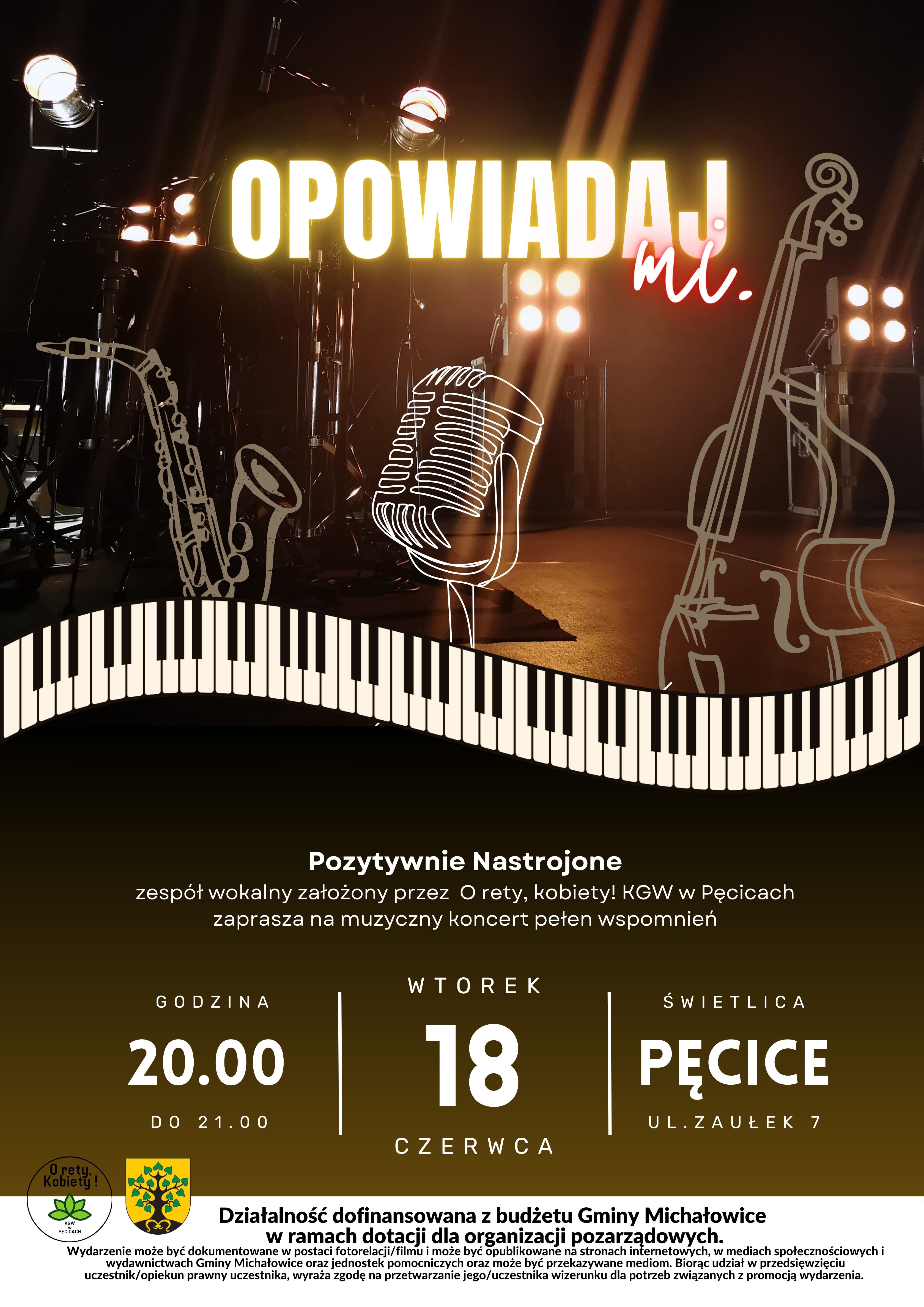 Grafika prezentuje treść komunikatu.
