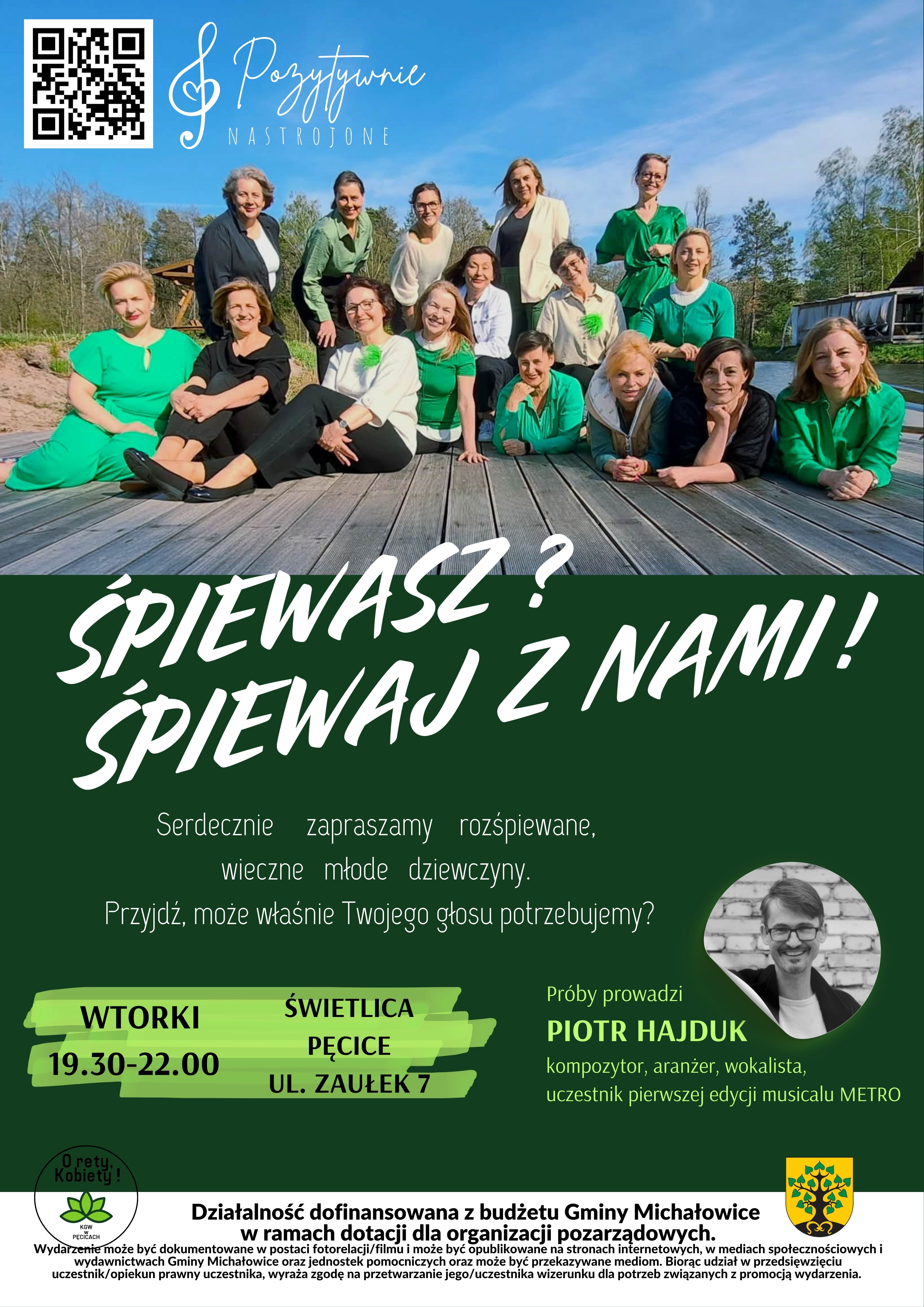 Grafika prezentuje treść komunikatu