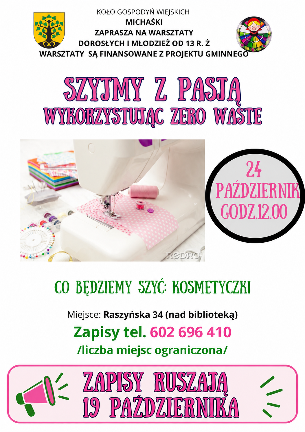 grafika prezentuje treść komunikatu