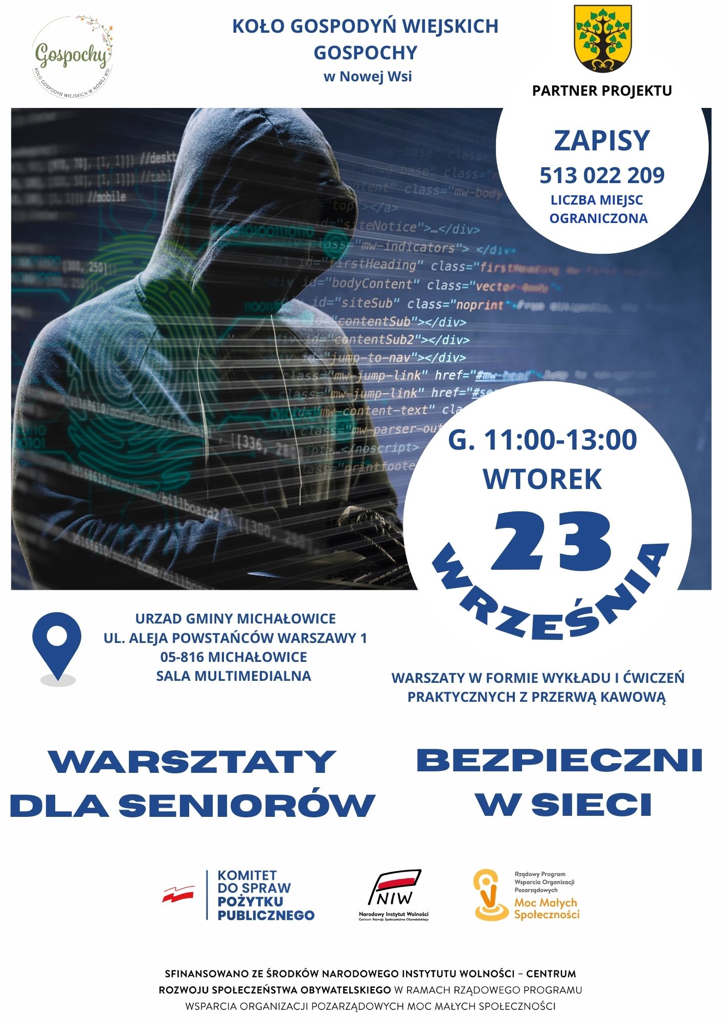 Grafika zawiera treść komunikatu