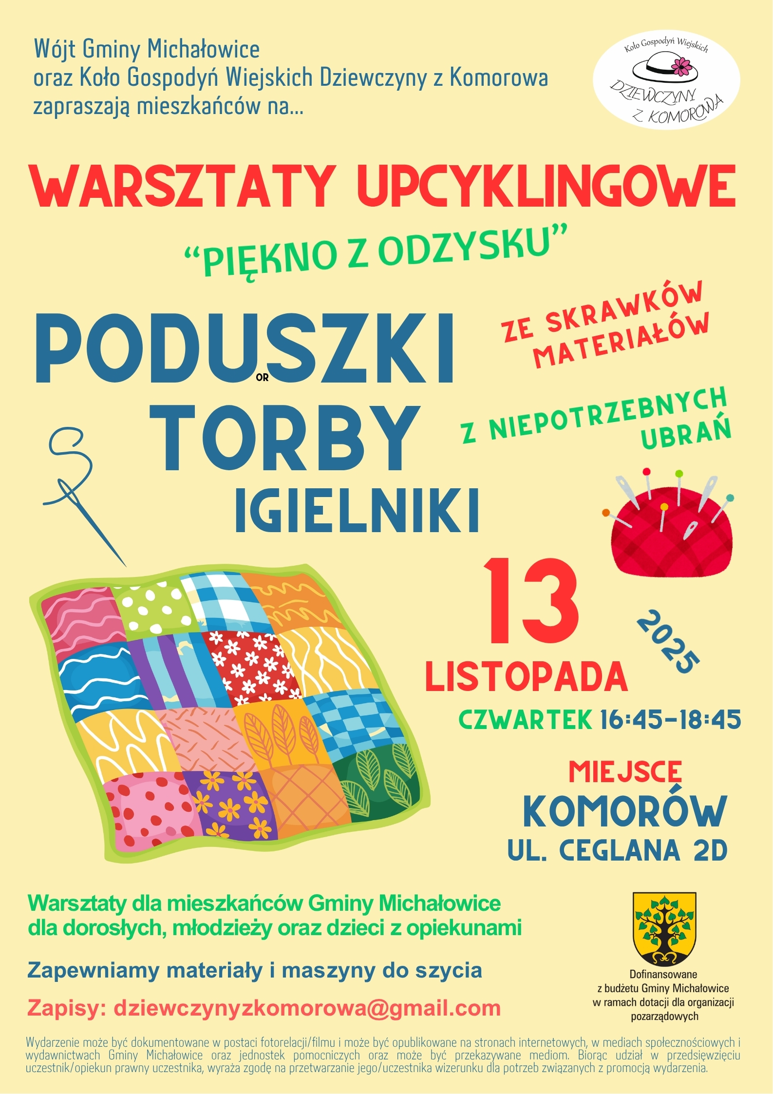 Grafika zawiera treść komunikatu