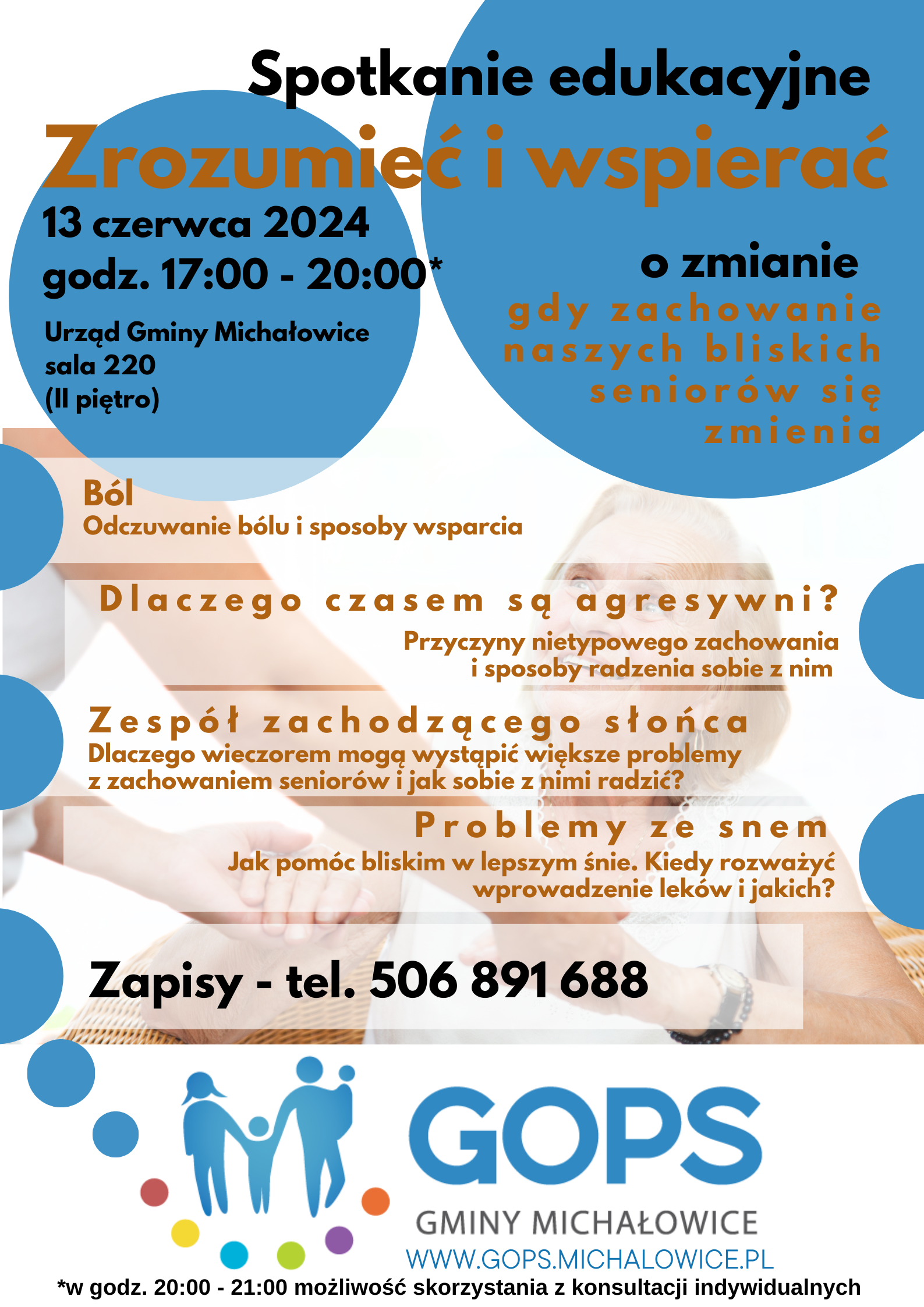 Grafika zawiera treść komunikatu