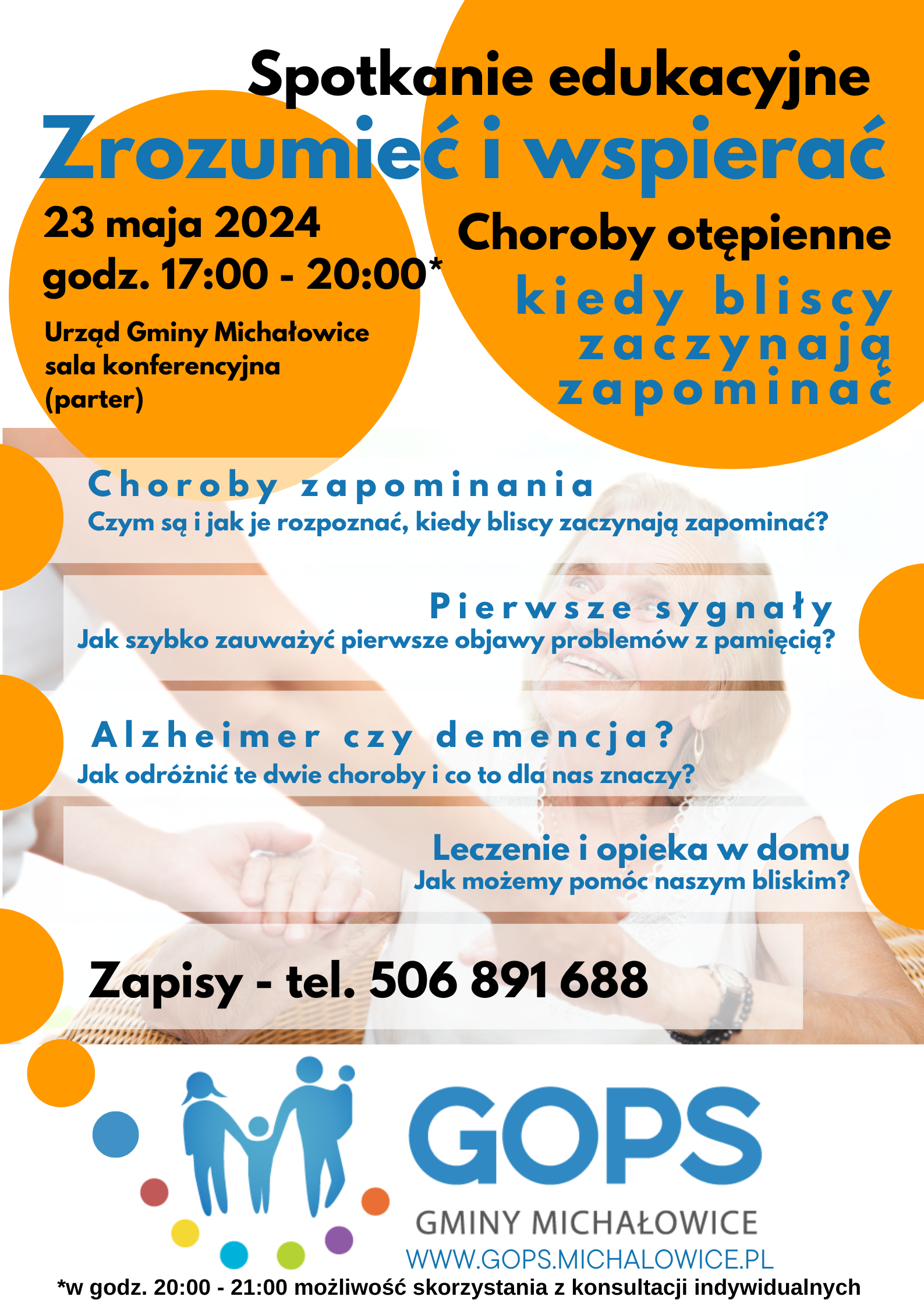 Grafika prezentuje treść komunikatu.