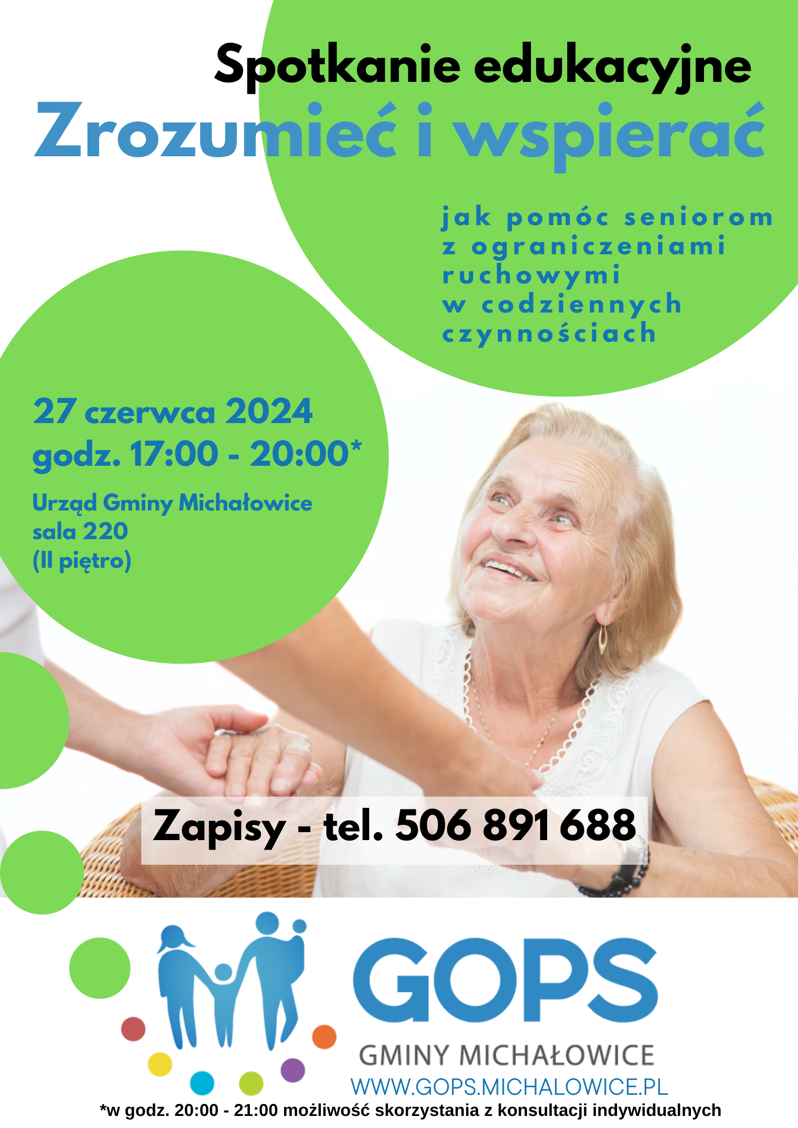 Grafika prezentuje treść komunikatu